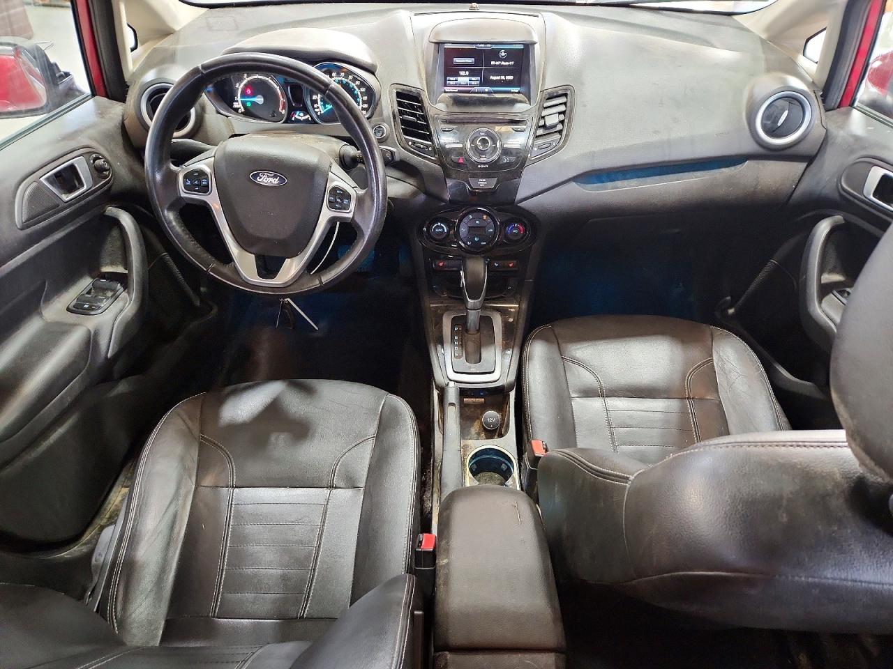 2014 Ford Fiesta Titanium Burgundy vin: 3FADP4FJ0EM125224