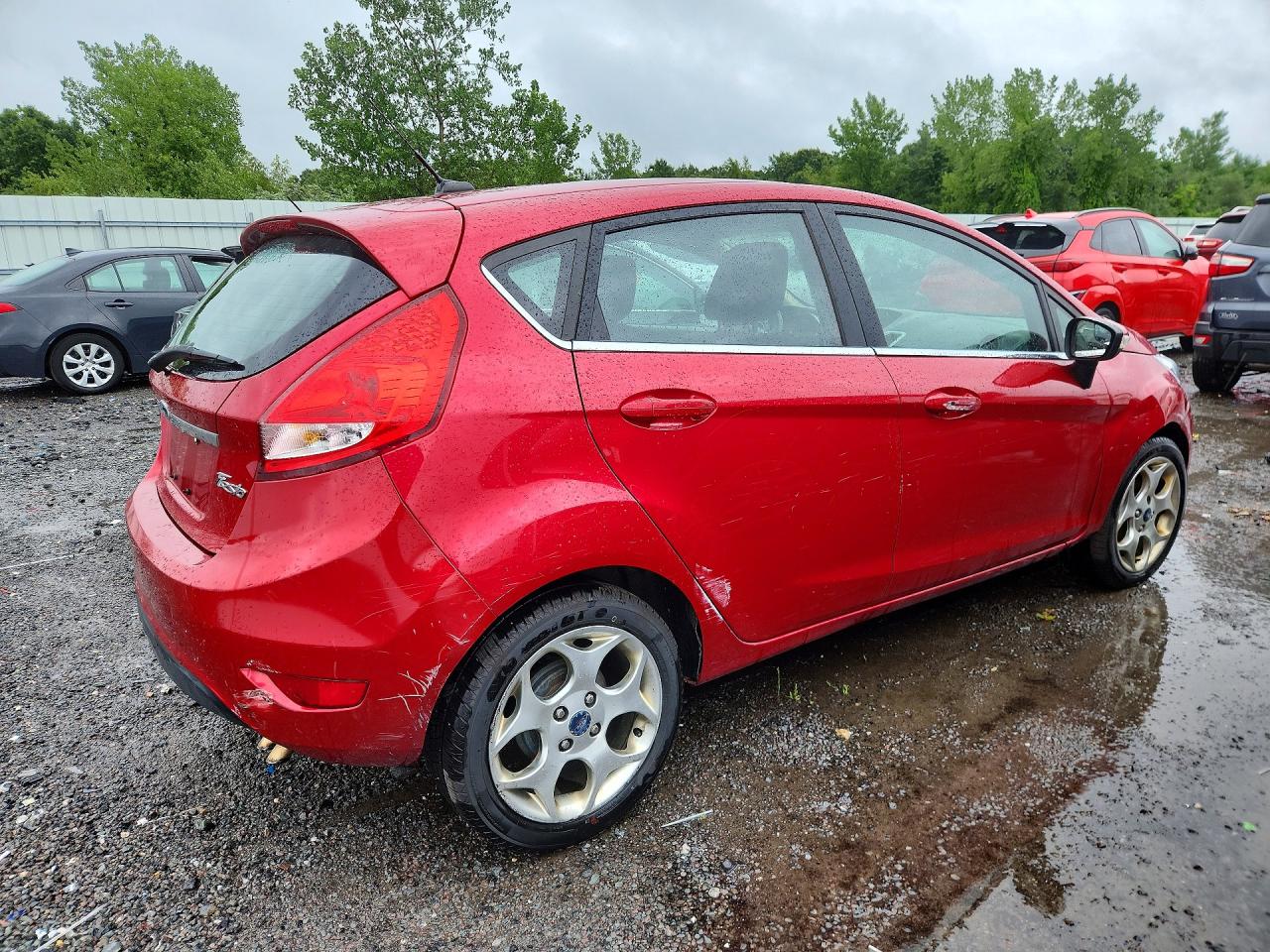 2011 Ford Fiesta Ses Red vin: 3FADP4FJ1BM153061