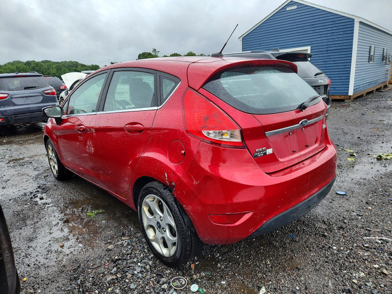 2011 Ford Fiesta Ses Red vin: 3FADP4FJ1BM153061