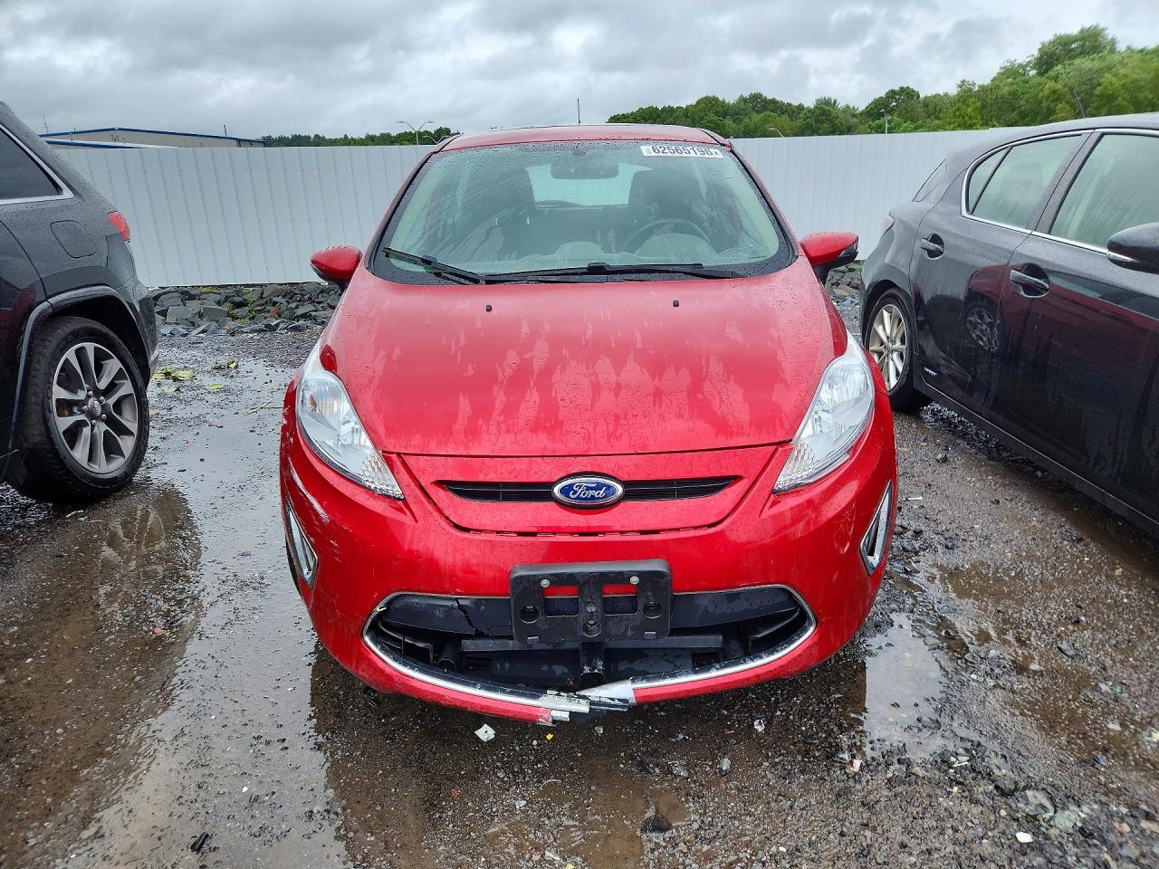 2011 Ford Fiesta Ses Red vin: 3FADP4FJ1BM153061