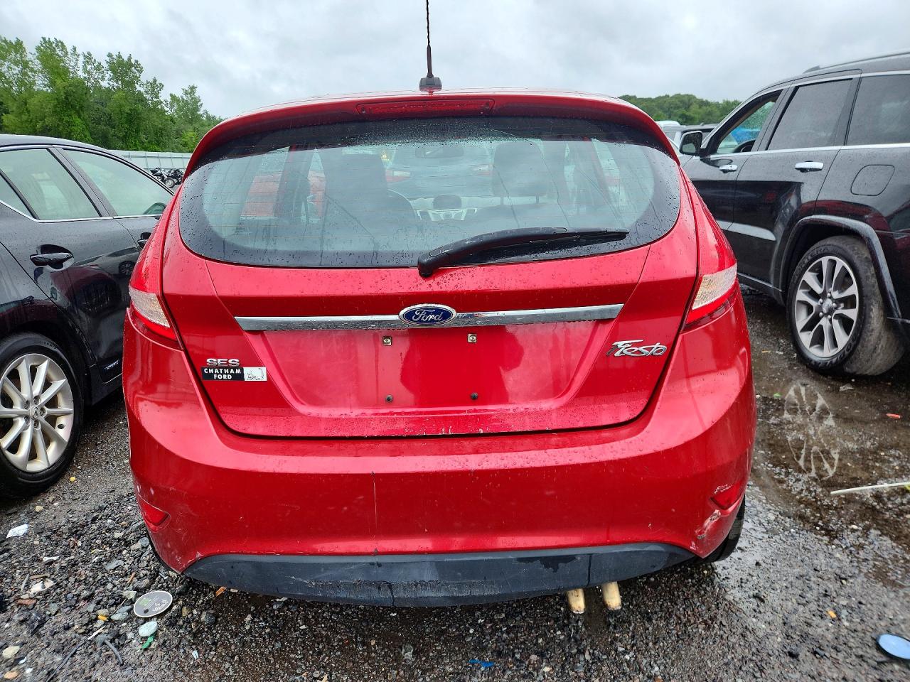 2011 Ford Fiesta Ses Red vin: 3FADP4FJ1BM153061
