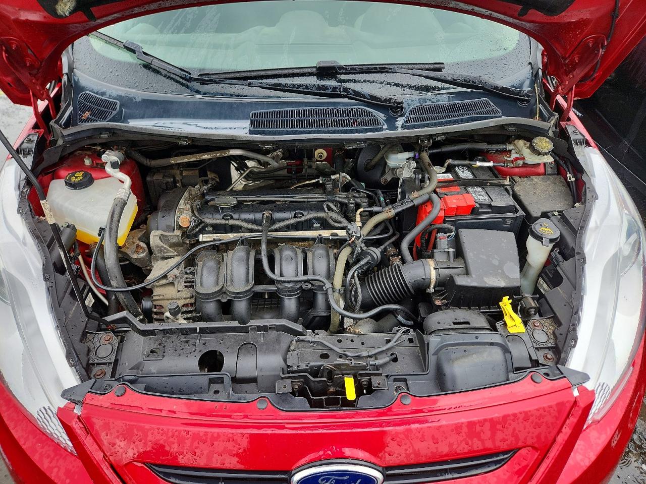 2011 Ford Fiesta Ses Red vin: 3FADP4FJ1BM153061