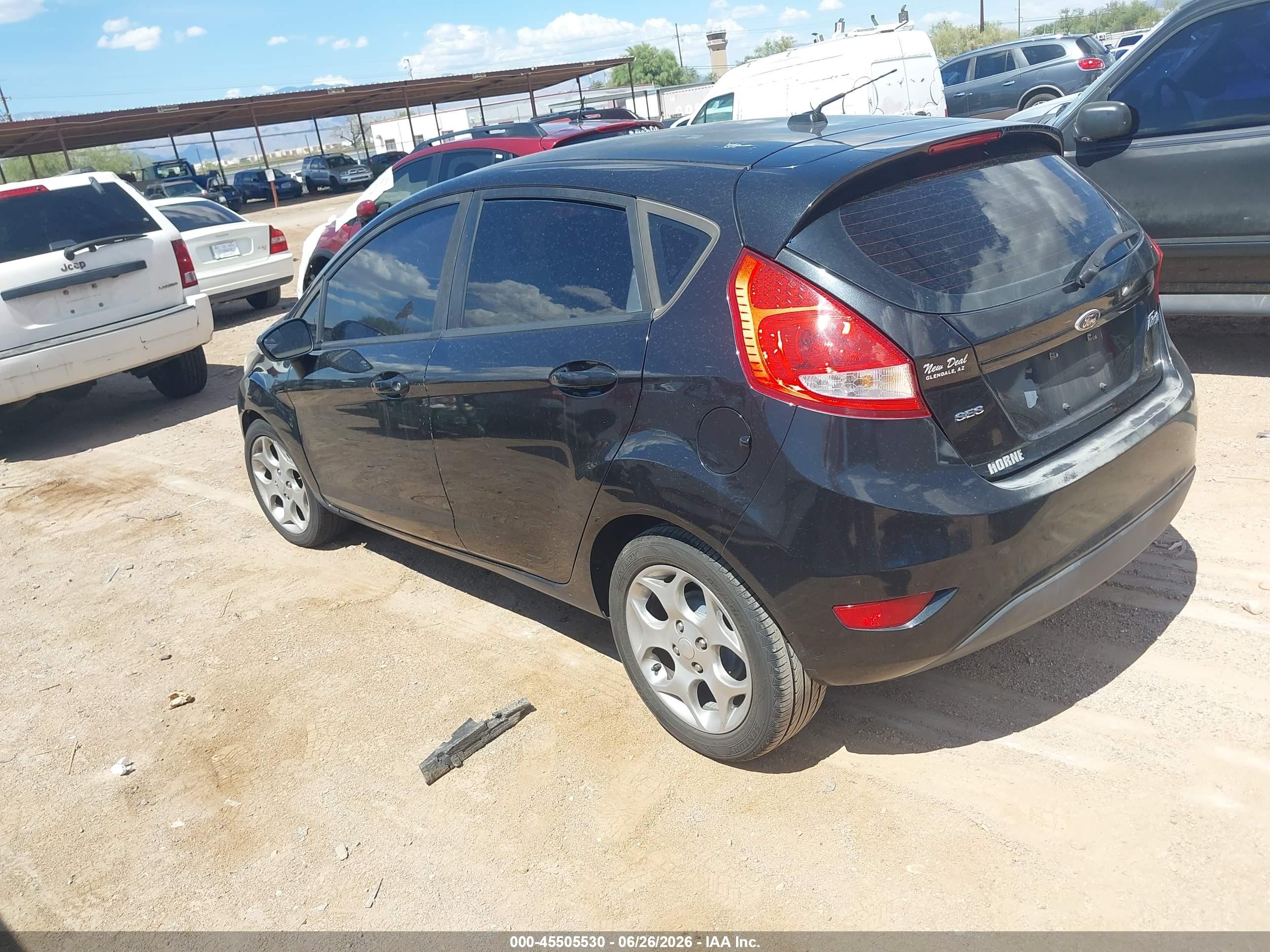 2011 Ford Fiesta Ses Black vin: 3FADP4FJ1BM167865