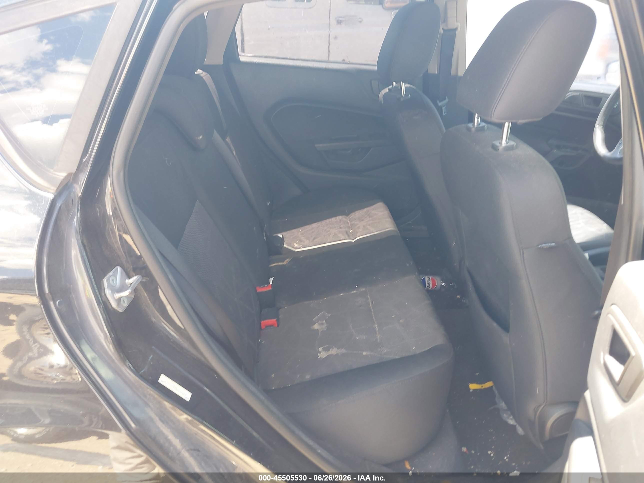 2011 Ford Fiesta Ses Black vin: 3FADP4FJ1BM167865