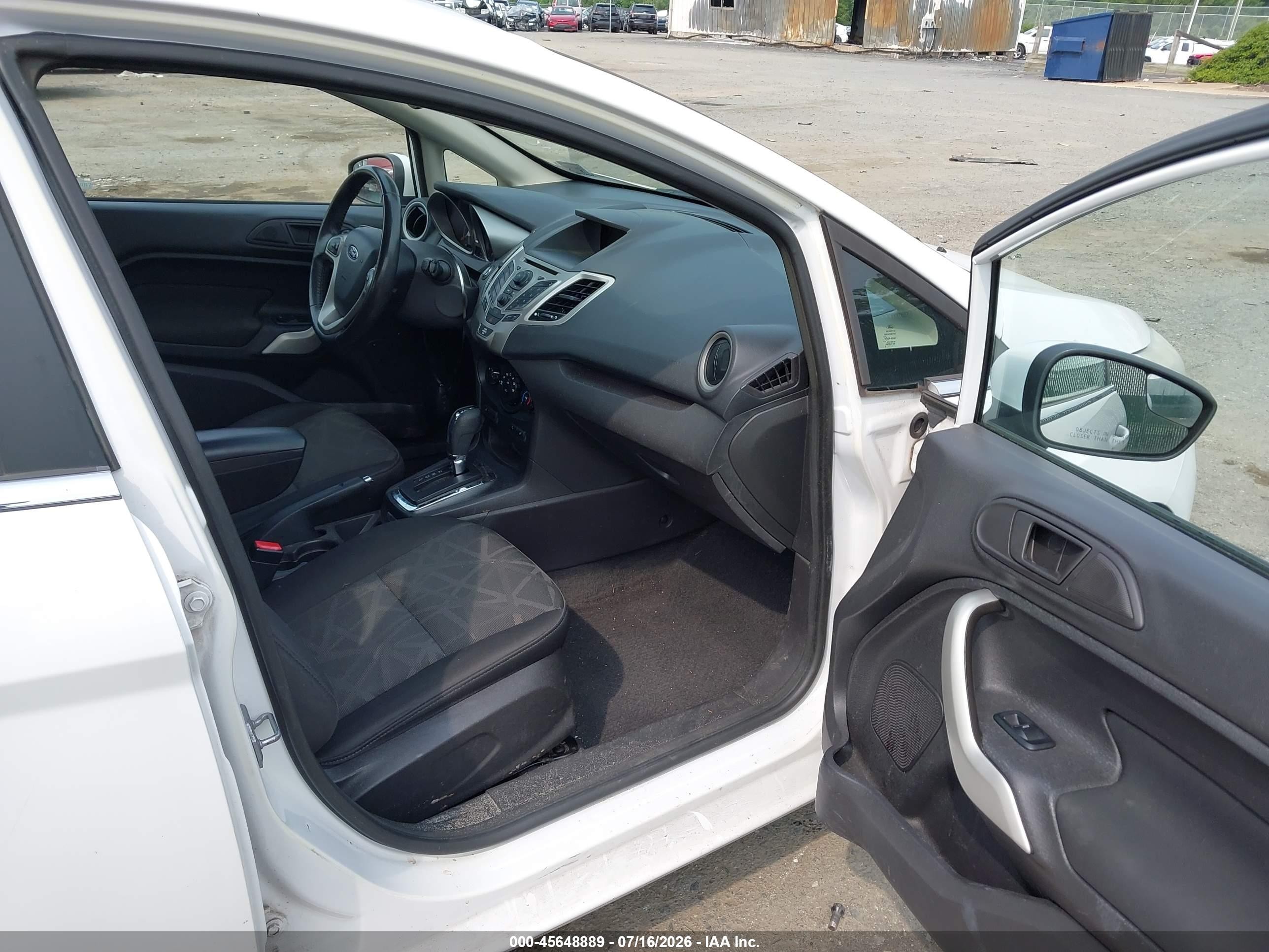 2011 Ford Fiesta Ses White vin: 3FADP4FJ1BM171009