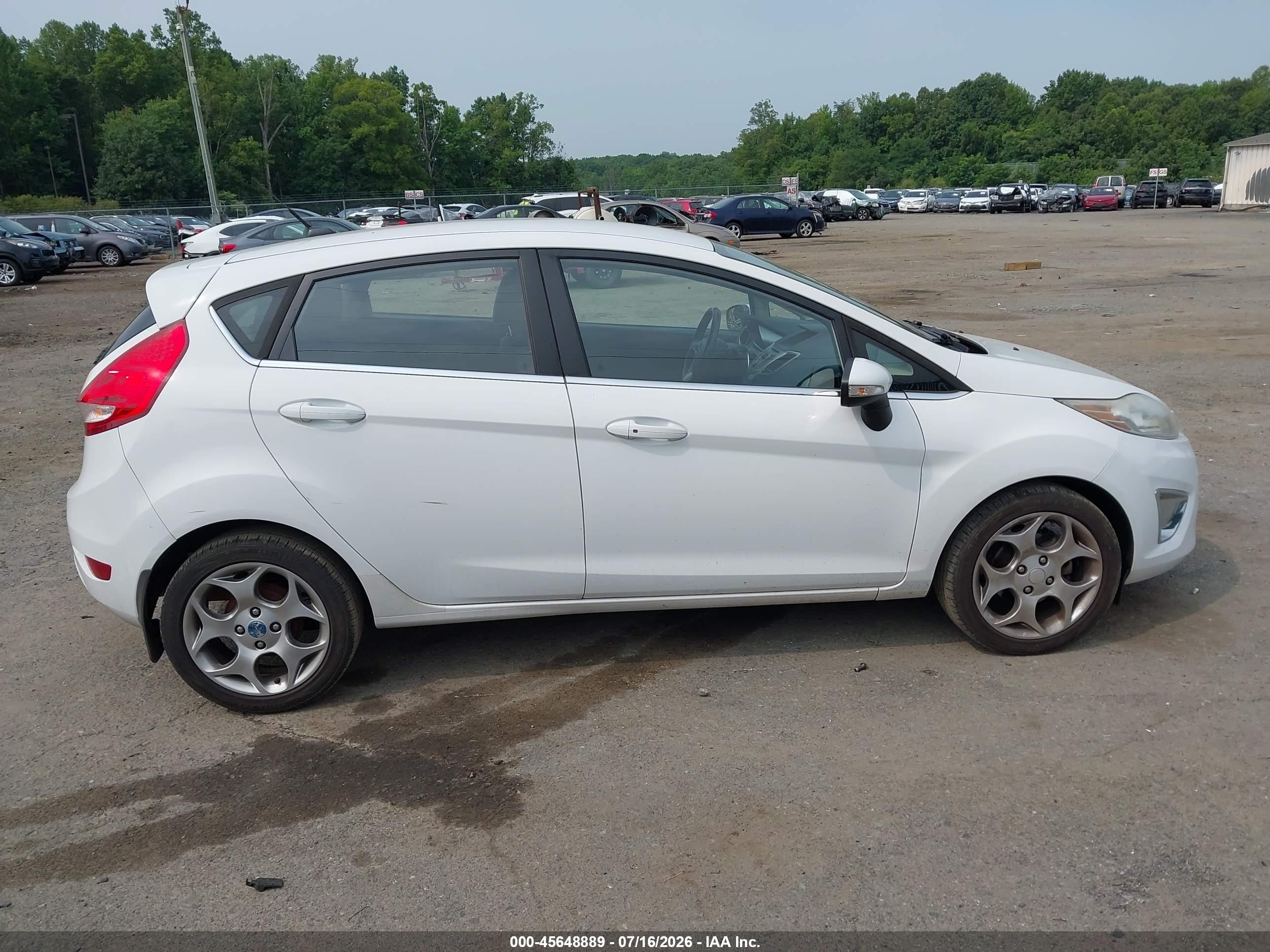 2011 Ford Fiesta Ses White vin: 3FADP4FJ1BM171009