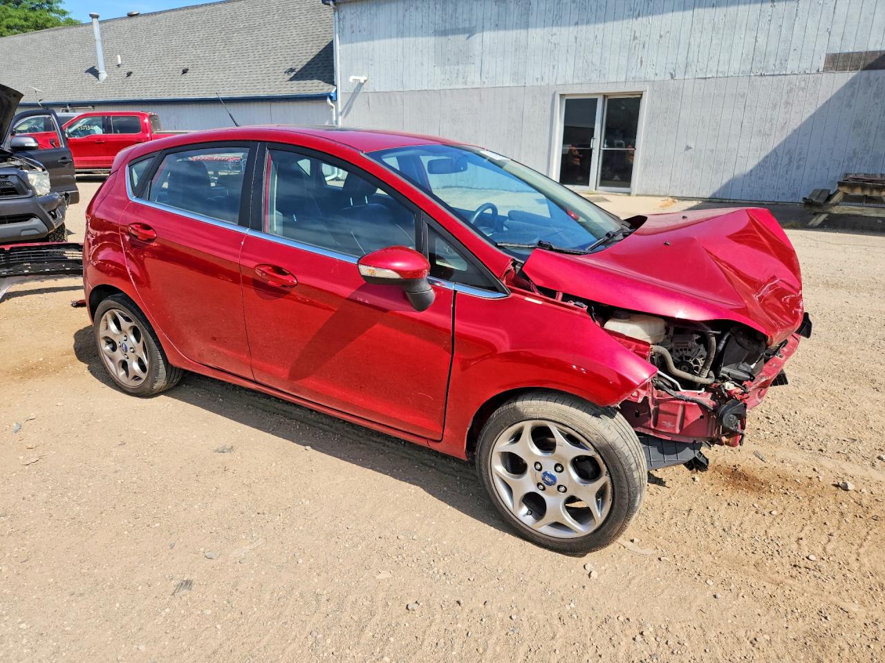 2011 Ford Fiesta Ses Red vin: 3FADP4FJ1BM171396