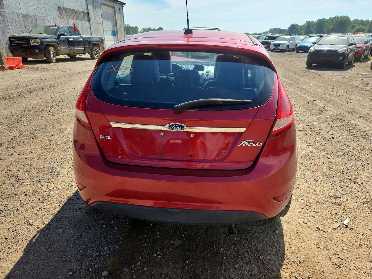 2011 Ford Fiesta Ses Red vin: 3FADP4FJ1BM171396