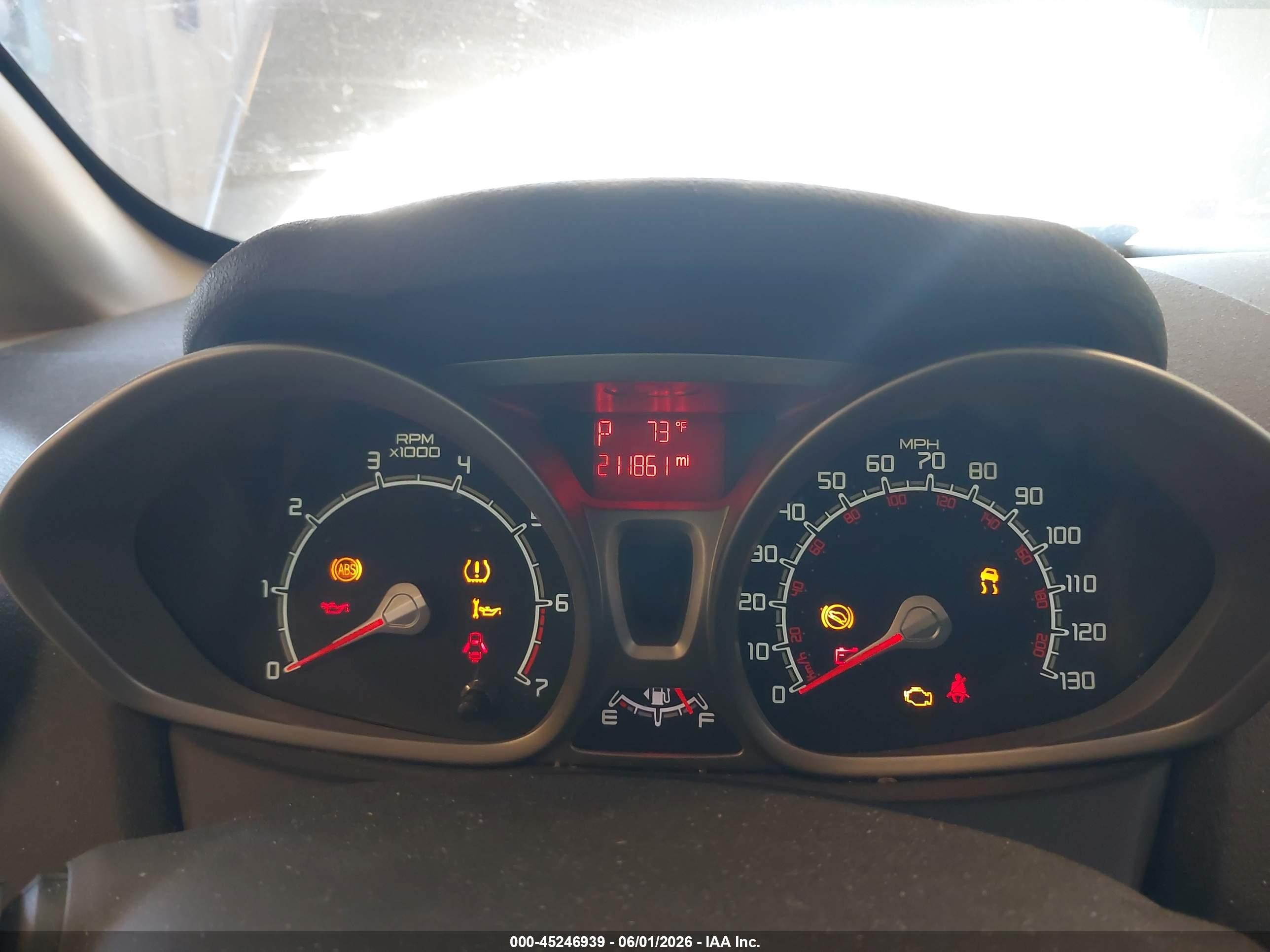 2011 Ford Fiesta Ses Blue vin: 3FADP4FJ1BM177571