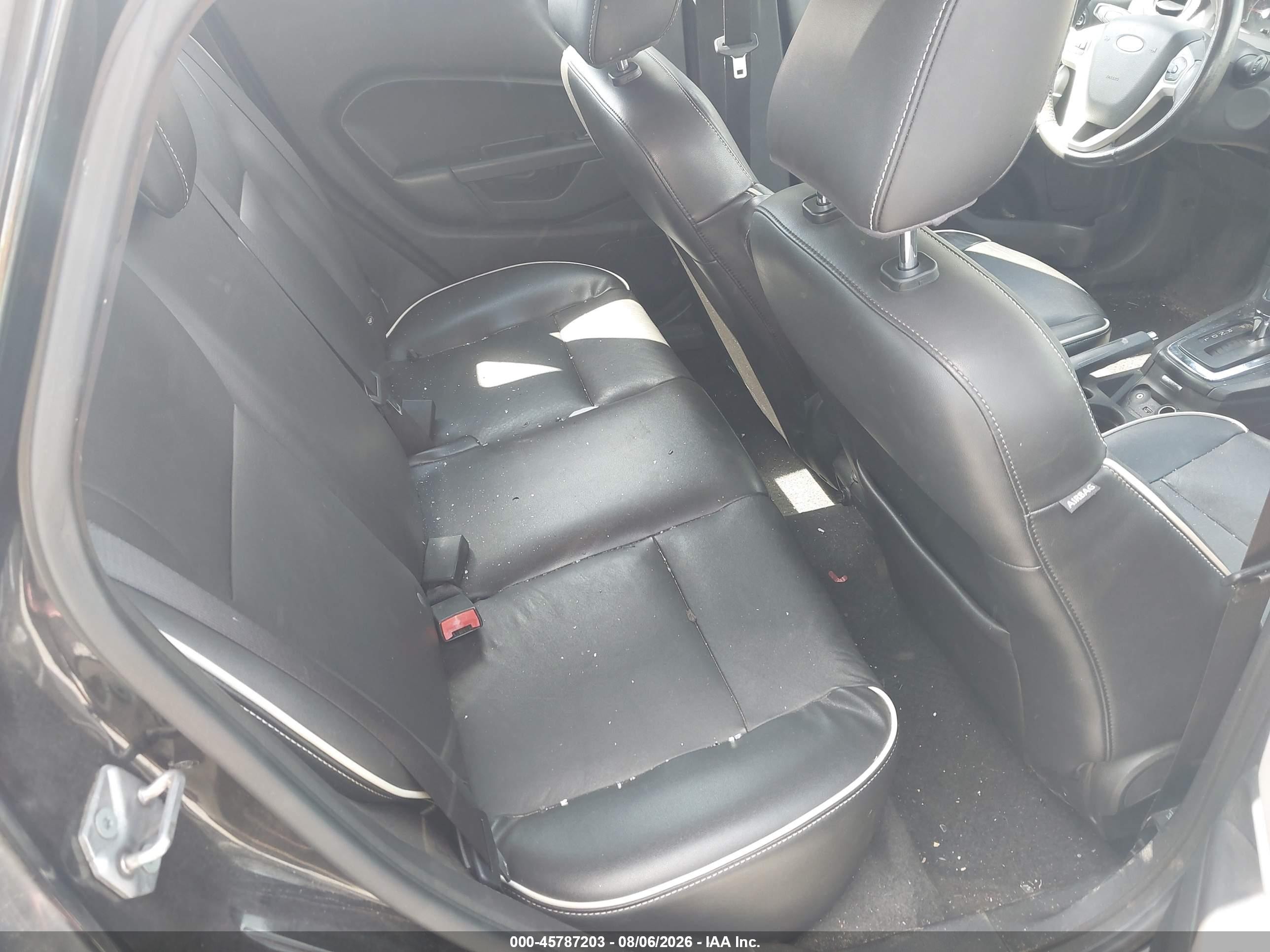 2012 Ford Fiesta Ses Черный vin: 3FADP4FJ1CM145172
