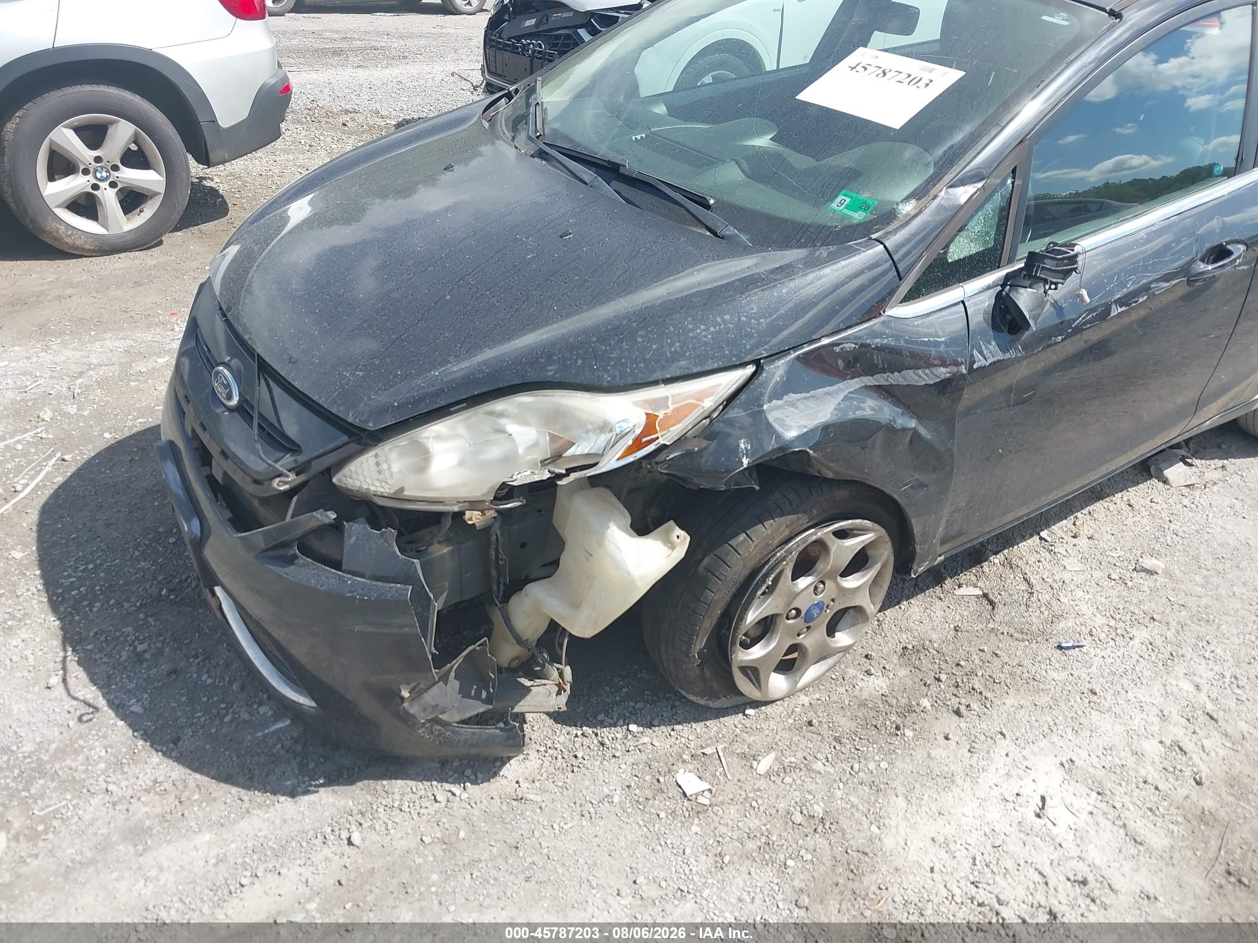 2012 Ford Fiesta Ses Черный vin: 3FADP4FJ1CM145172