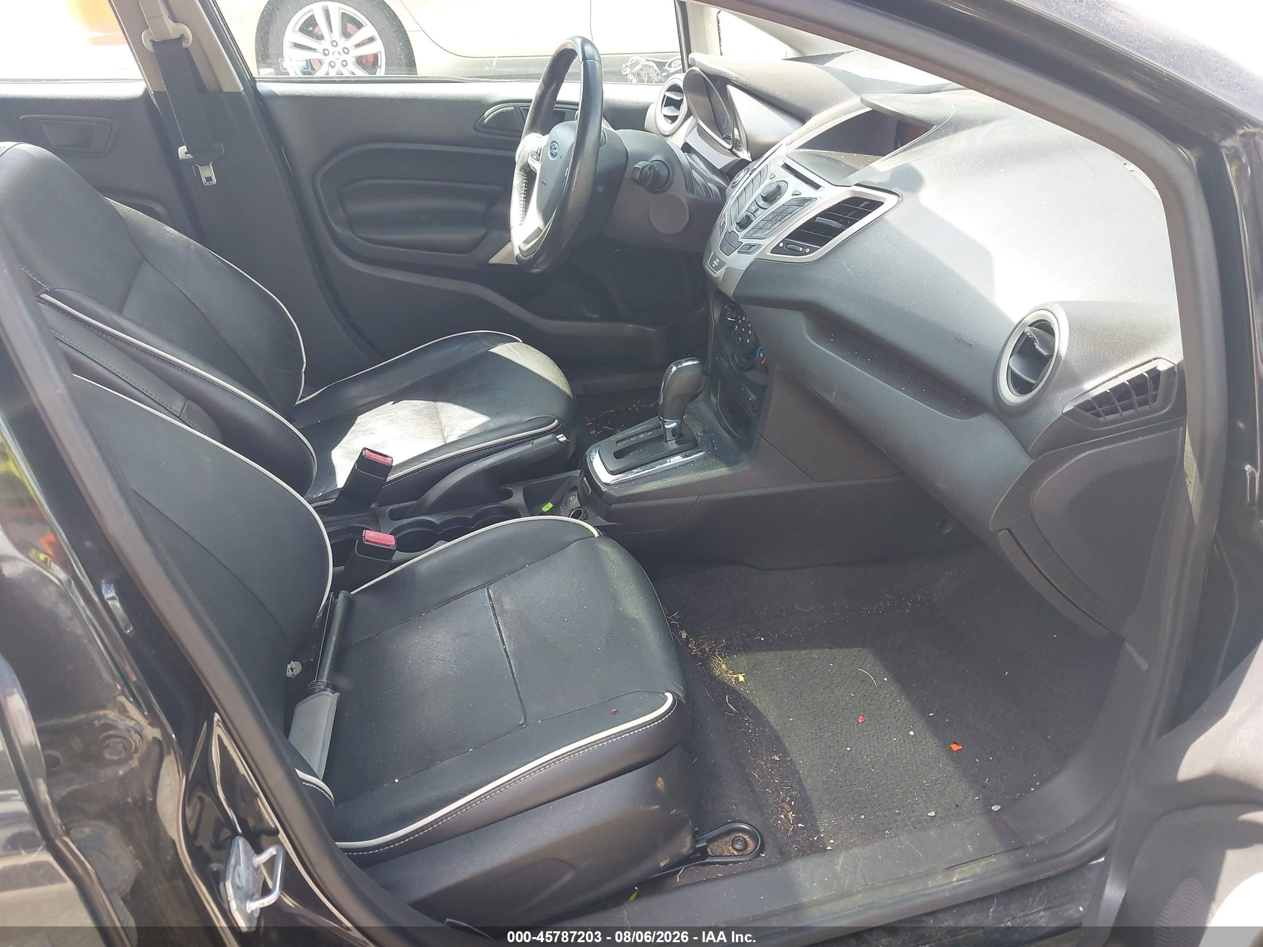 2012 Ford Fiesta Ses Черный vin: 3FADP4FJ1CM145172