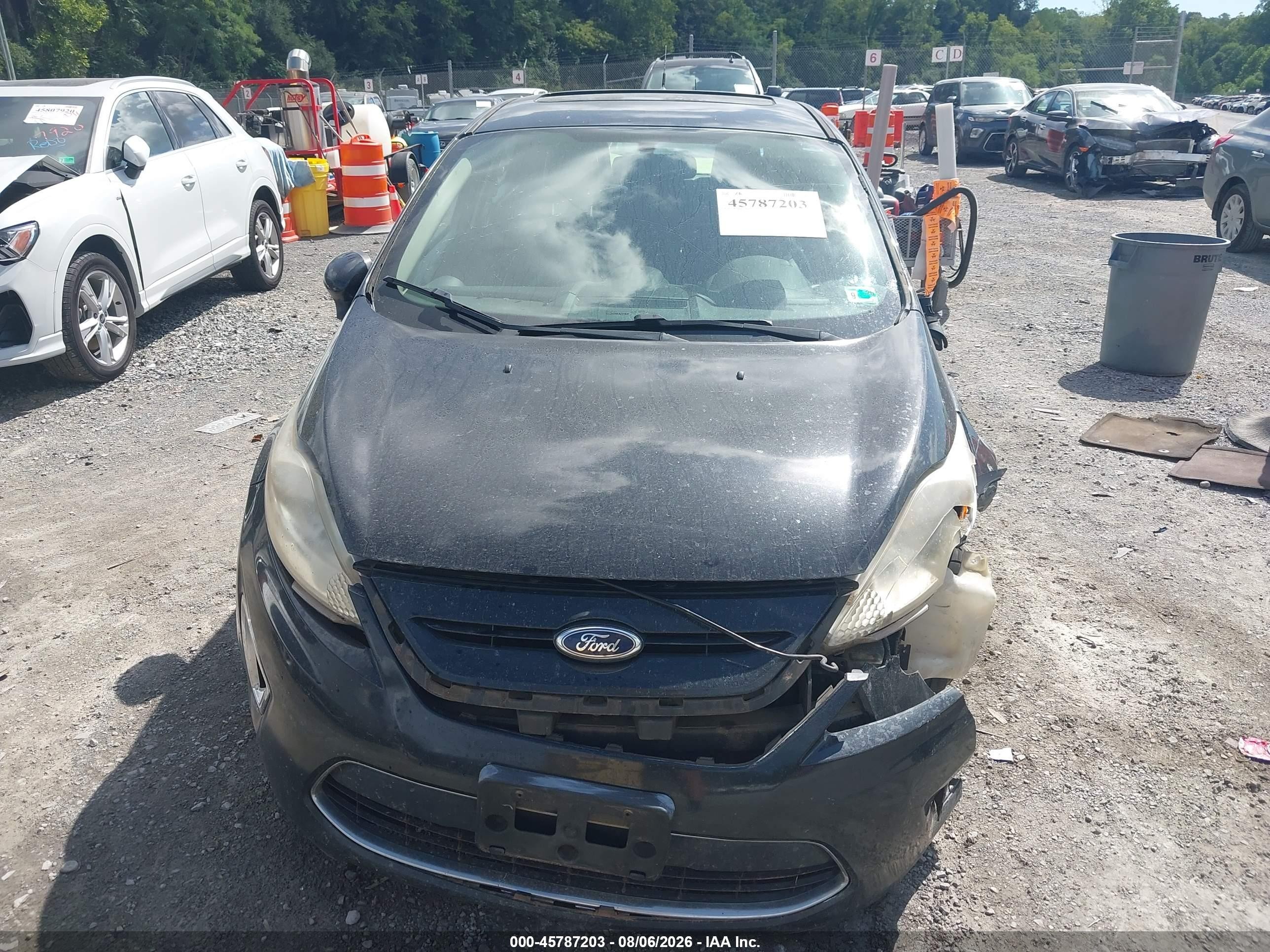 2012 Ford Fiesta Ses Черный vin: 3FADP4FJ1CM145172