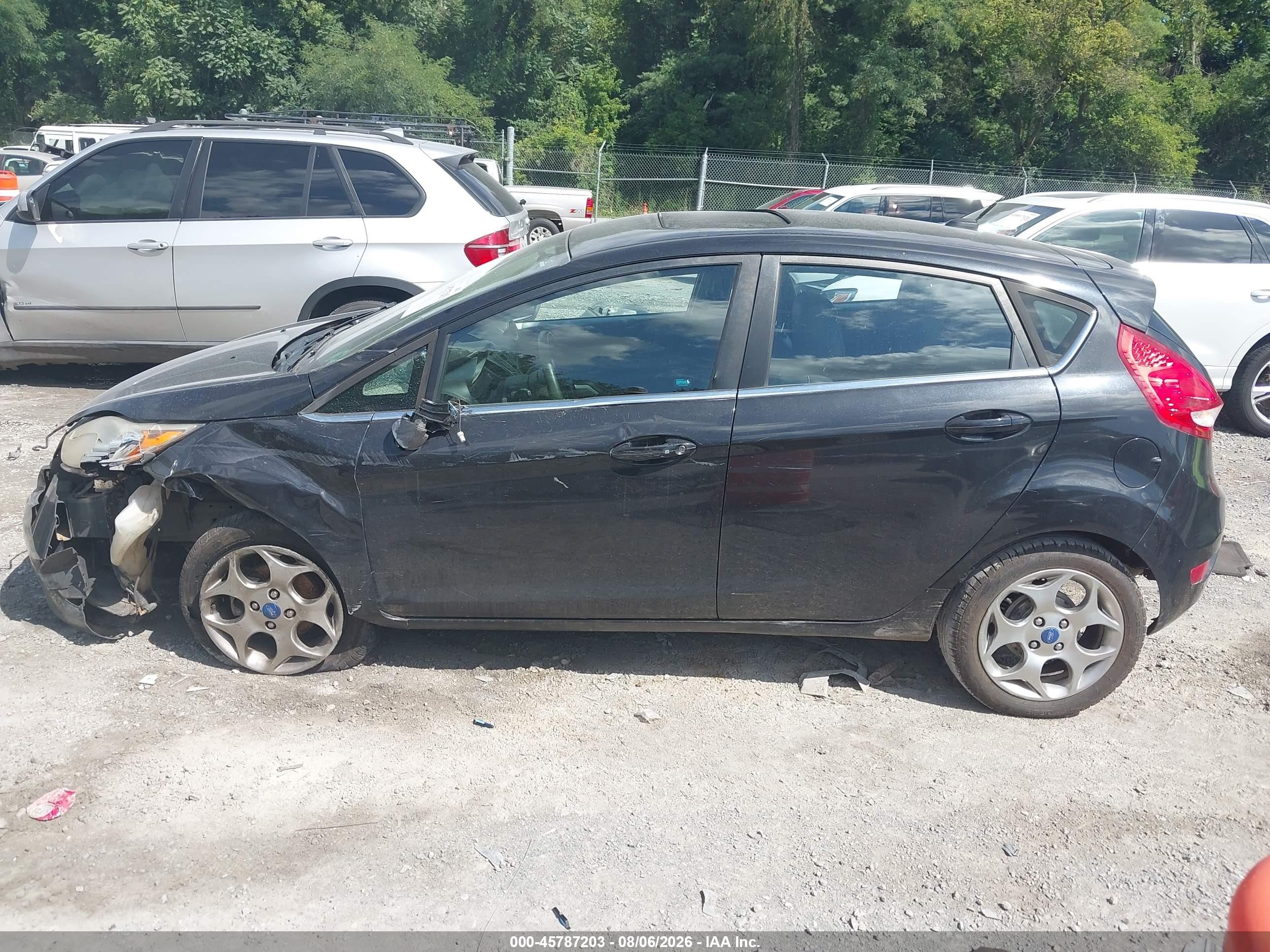2012 Ford Fiesta Ses Черный vin: 3FADP4FJ1CM145172