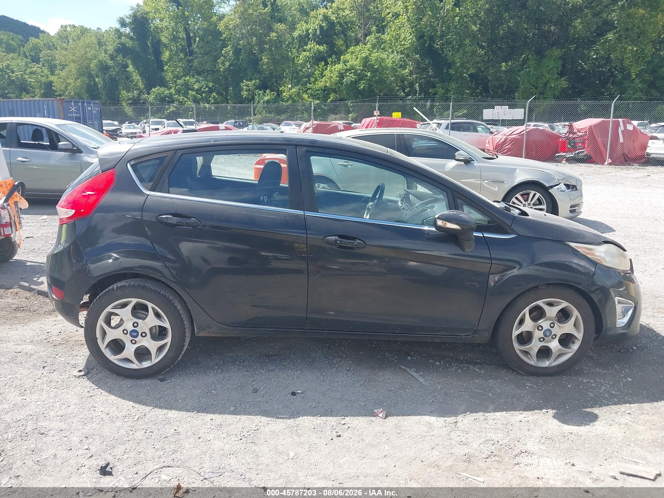 2012 Ford Fiesta Ses Черный vin: 3FADP4FJ1CM145172
