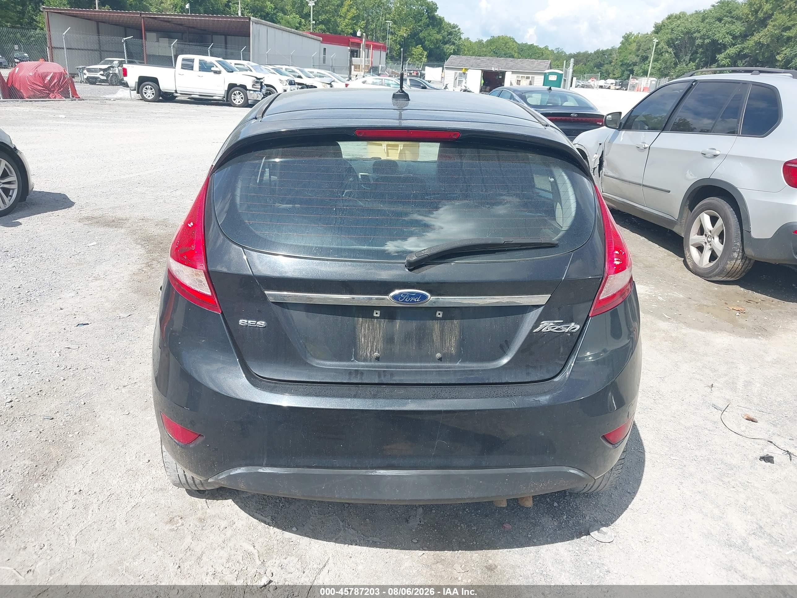 2012 Ford Fiesta Ses Черный vin: 3FADP4FJ1CM145172