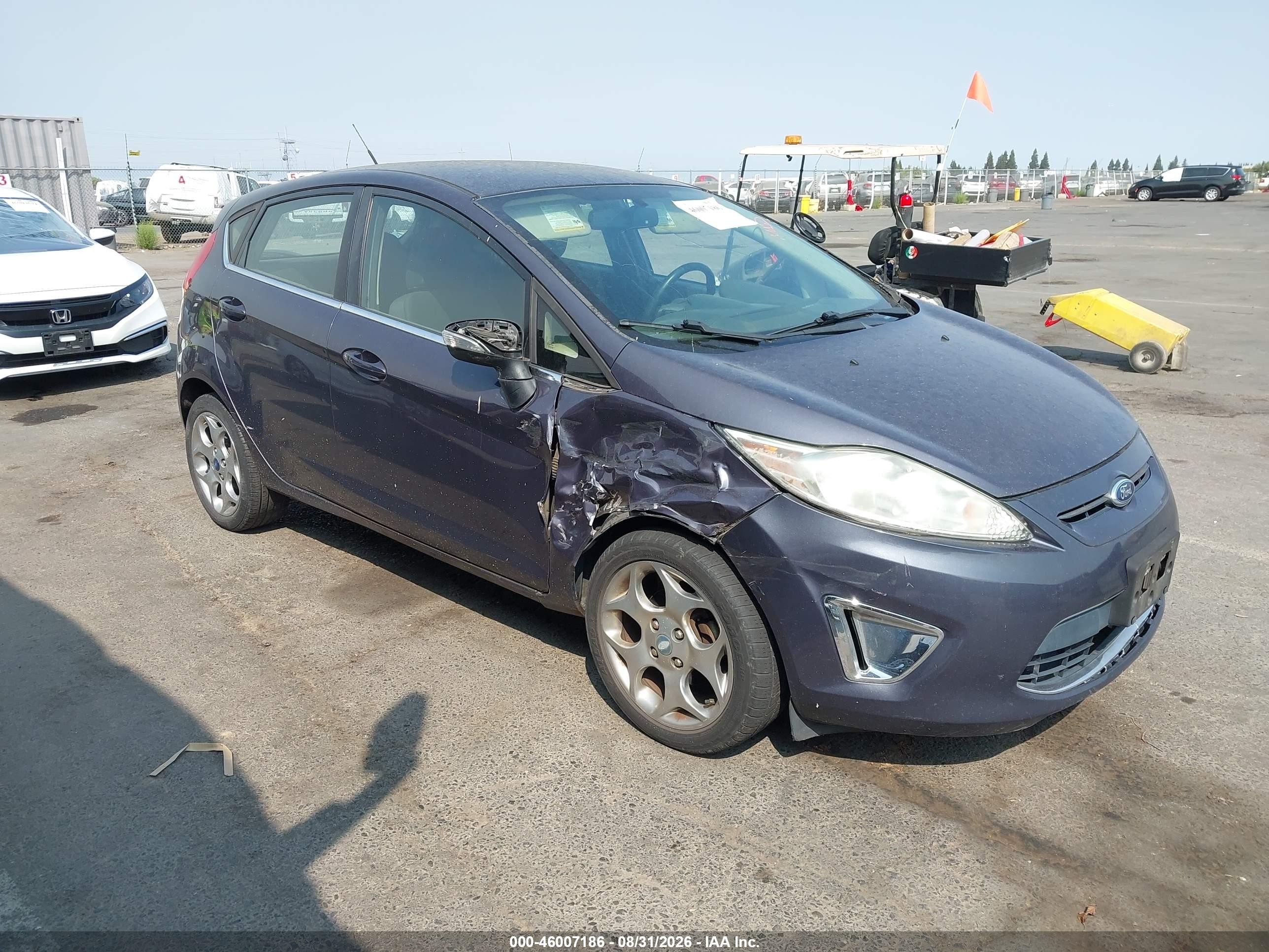 2012 Ford Fiesta Ses Blue vin: 3FADP4FJ1CM187891