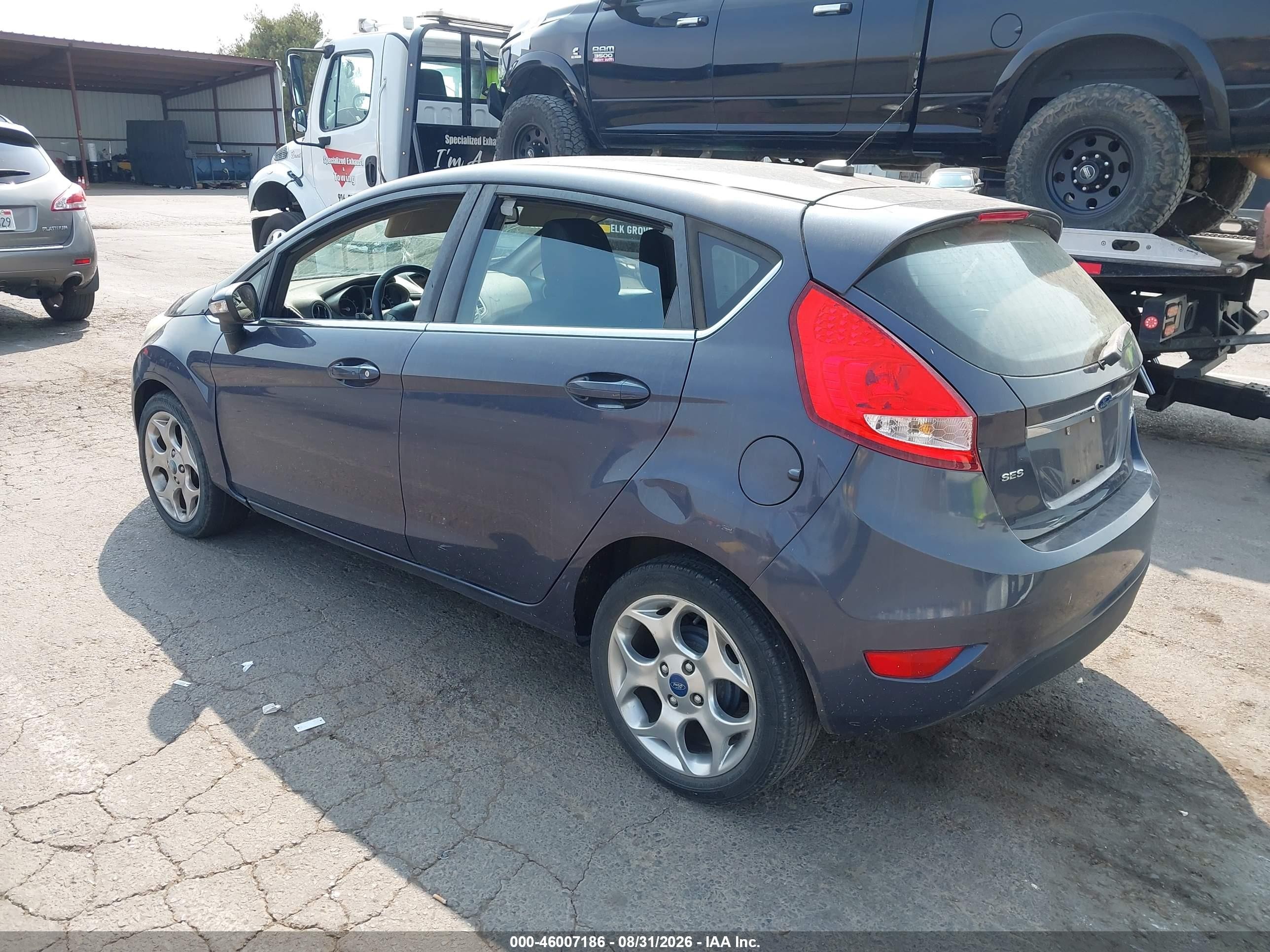 2012 Ford Fiesta Ses Blue vin: 3FADP4FJ1CM187891
