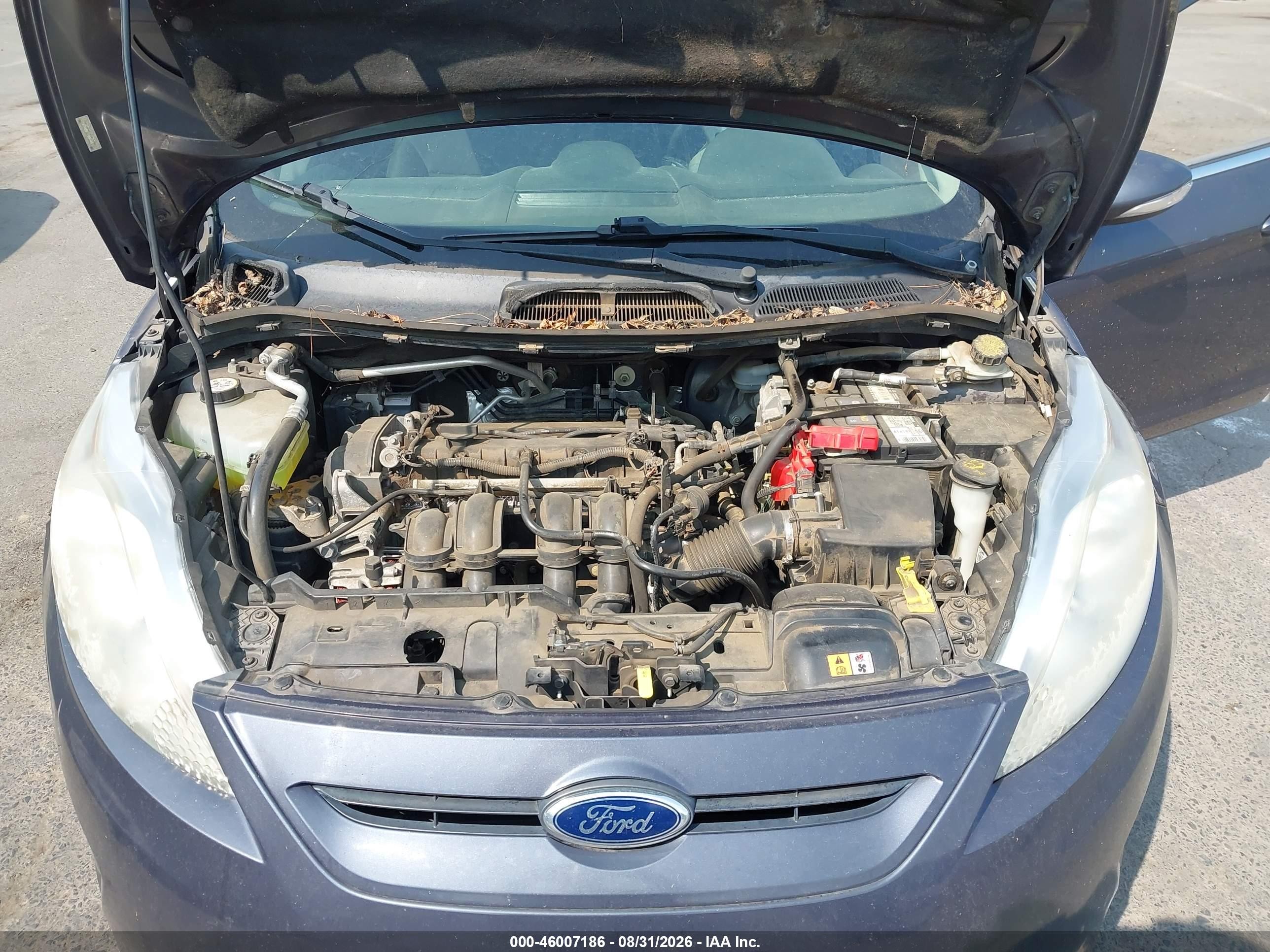 2012 Ford Fiesta Ses Blue vin: 3FADP4FJ1CM187891