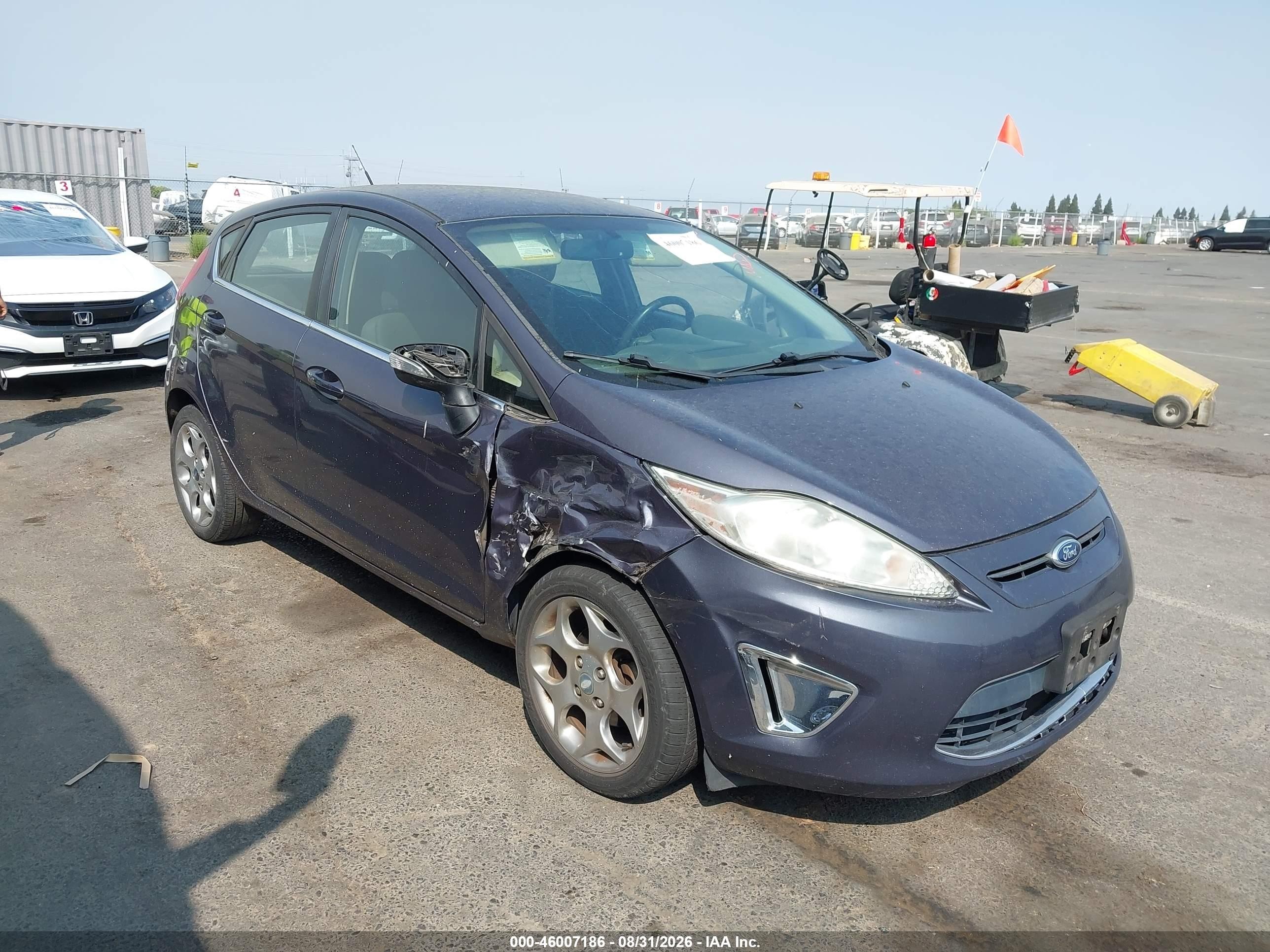 2012 Ford Fiesta Ses Blue vin: 3FADP4FJ1CM187891