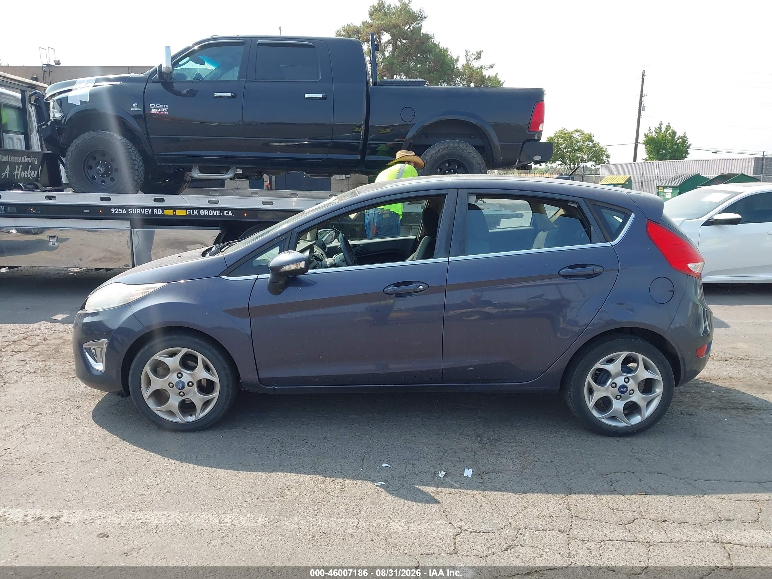 2012 Ford Fiesta Ses Blue vin: 3FADP4FJ1CM187891