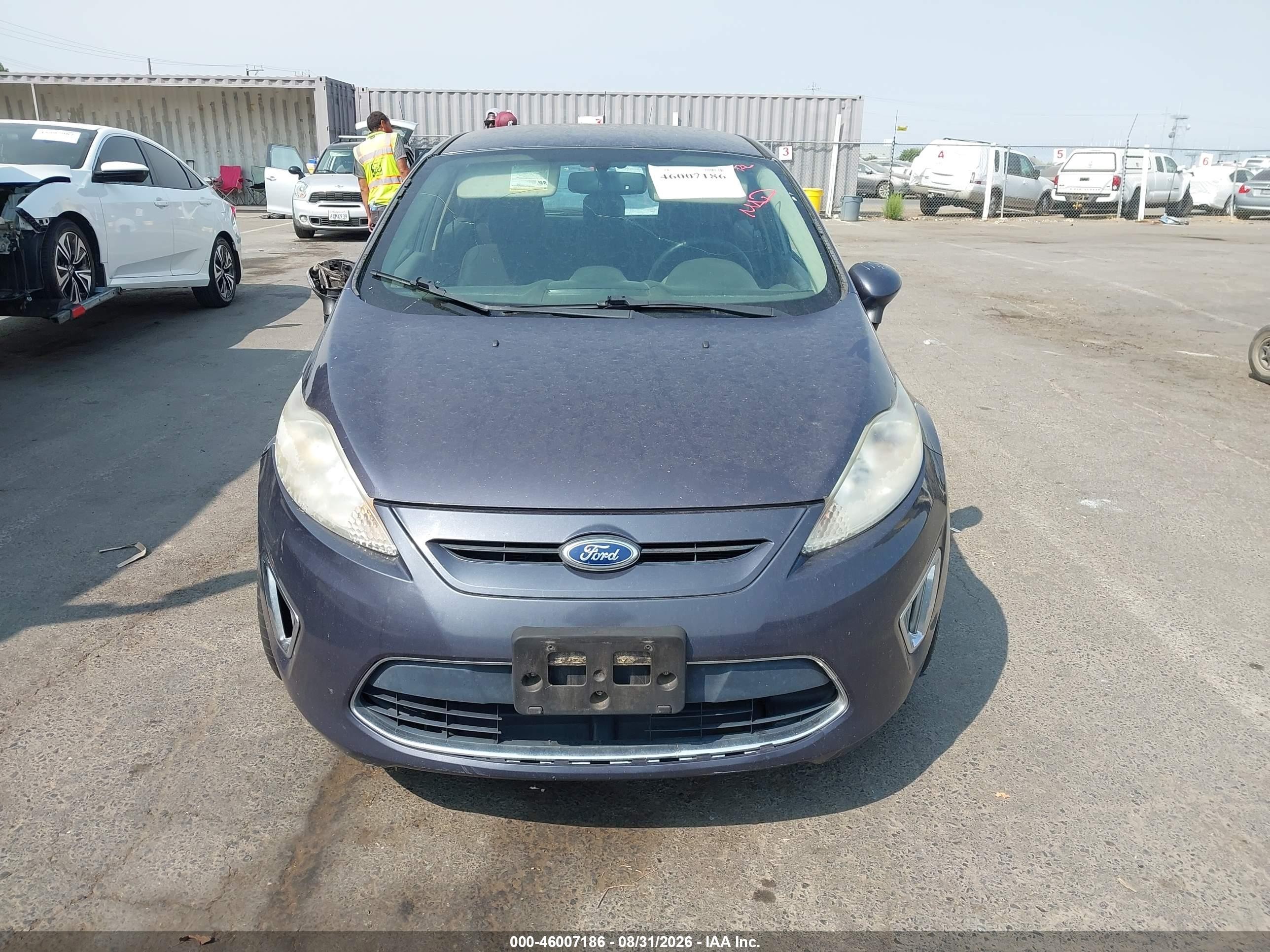 2012 Ford Fiesta Ses Blue vin: 3FADP4FJ1CM187891