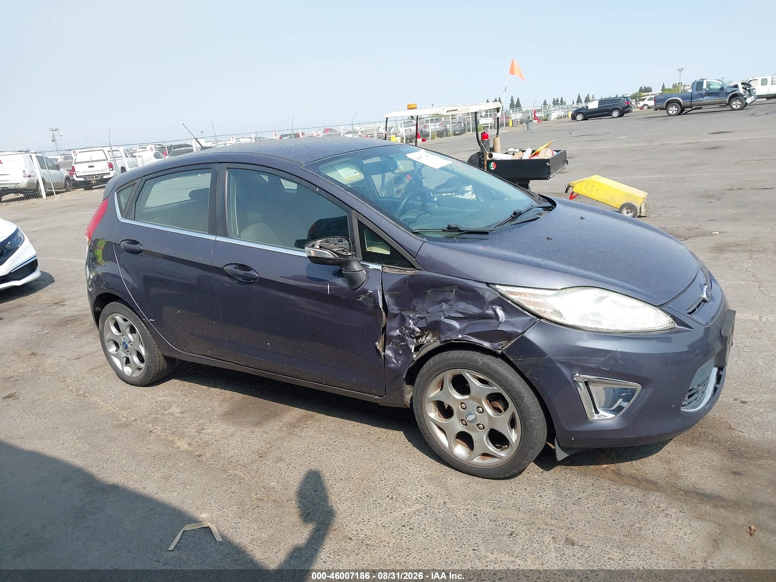 2012 Ford Fiesta Ses Blue vin: 3FADP4FJ1CM187891