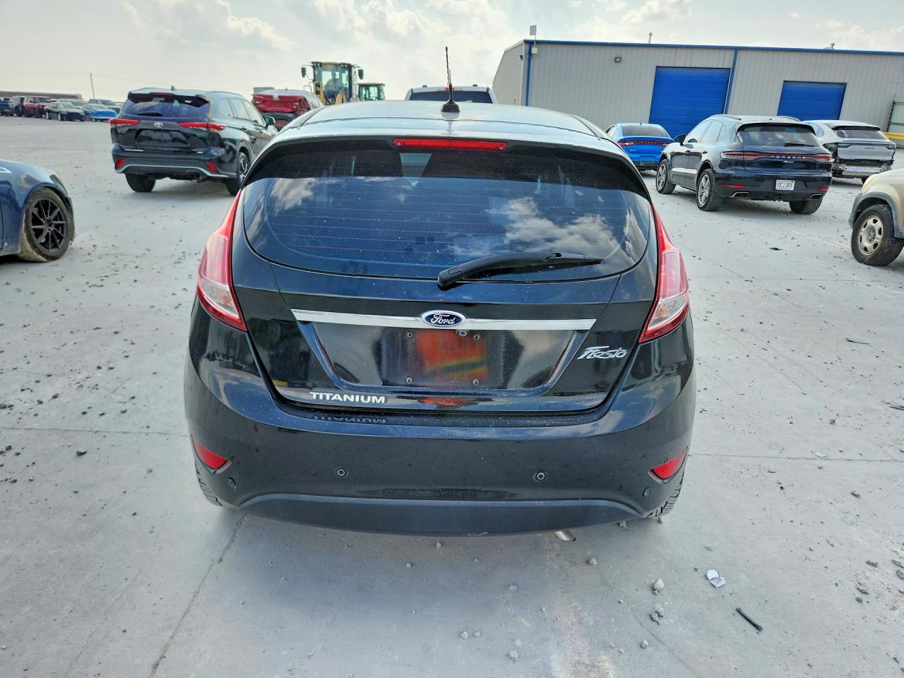 2014 Ford Fiesta Titanium Черный vin: 3FADP4FJ1EM110697