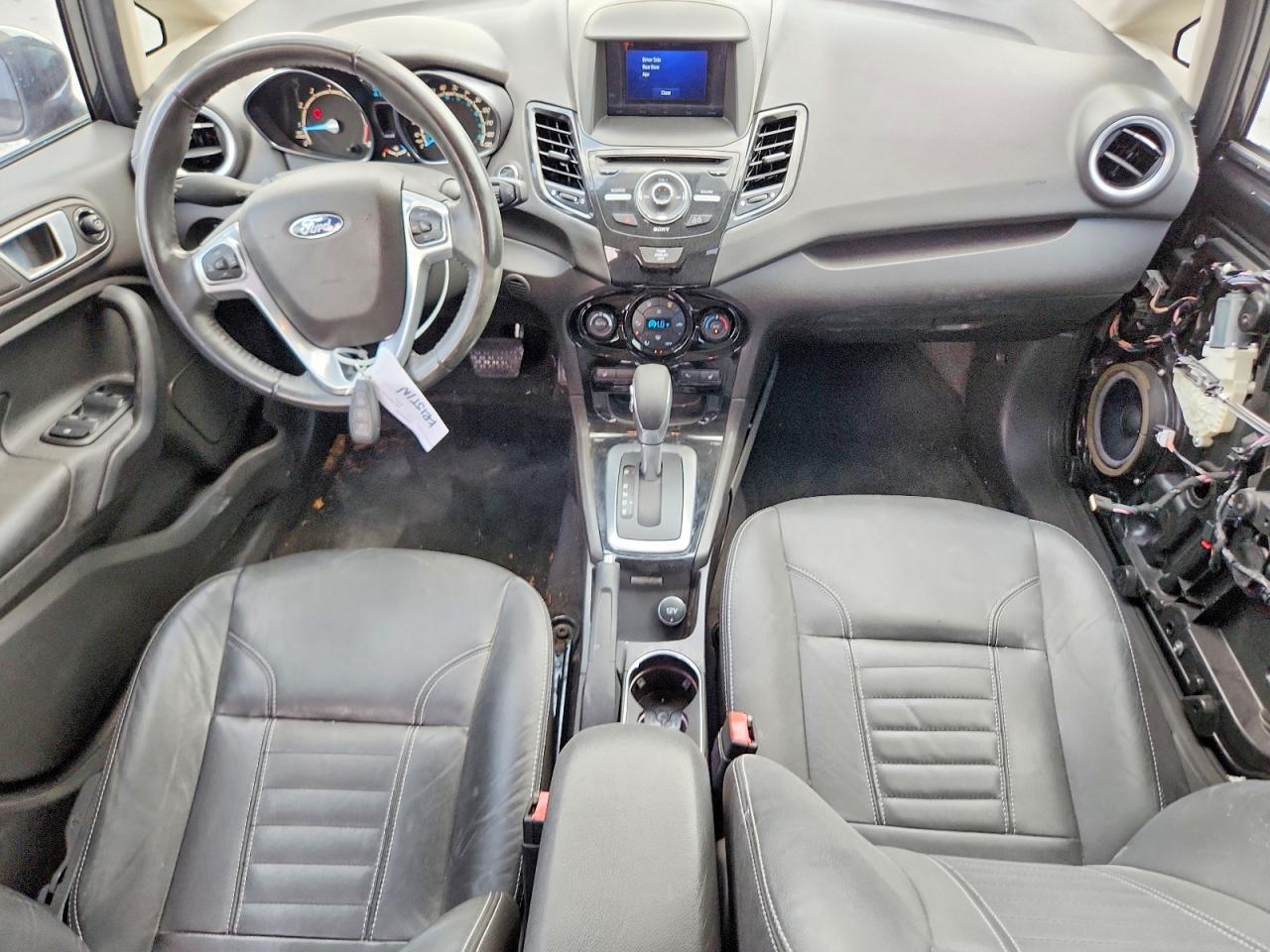 2014 Ford Fiesta Titanium Черный vin: 3FADP4FJ1EM110697