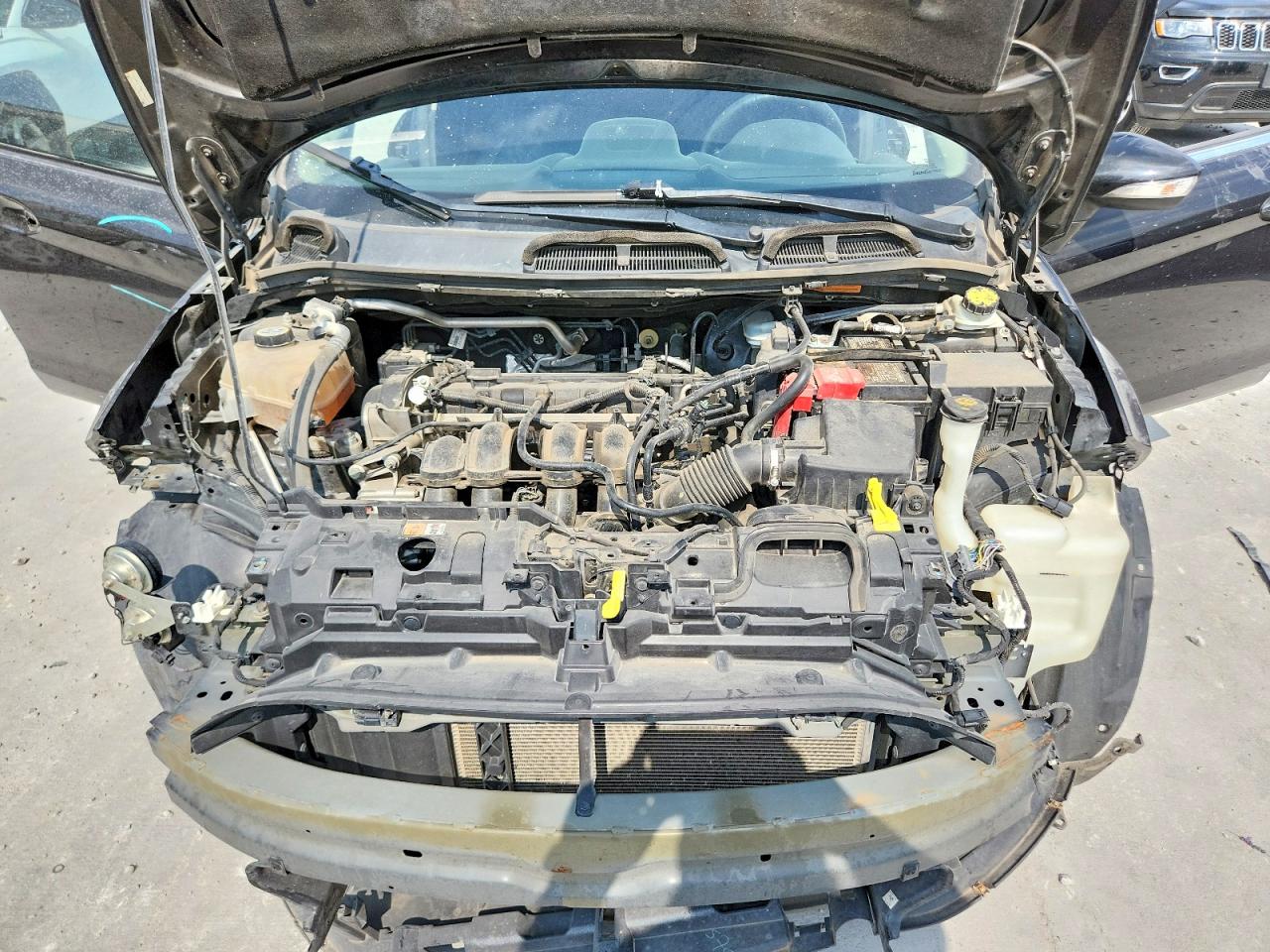2014 Ford Fiesta Titanium Черный vin: 3FADP4FJ1EM110697