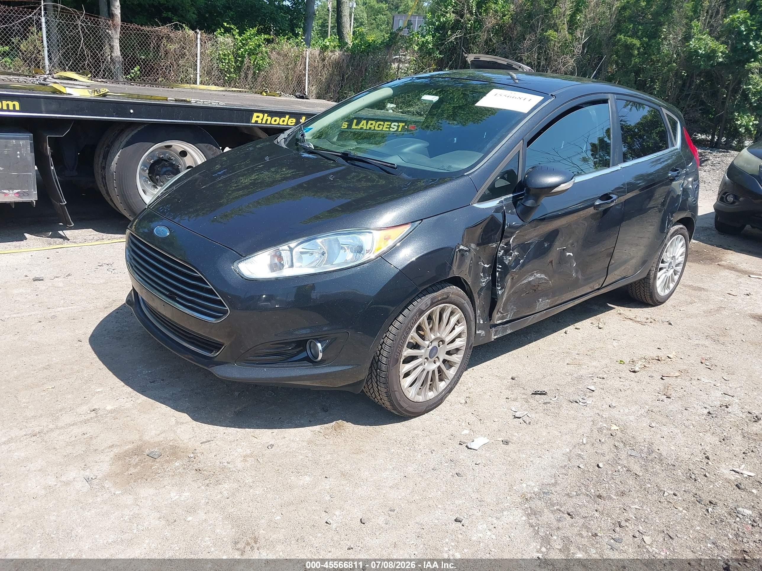 2015 Ford Fiesta Titanium Black vin: 3FADP4FJ1FM106134