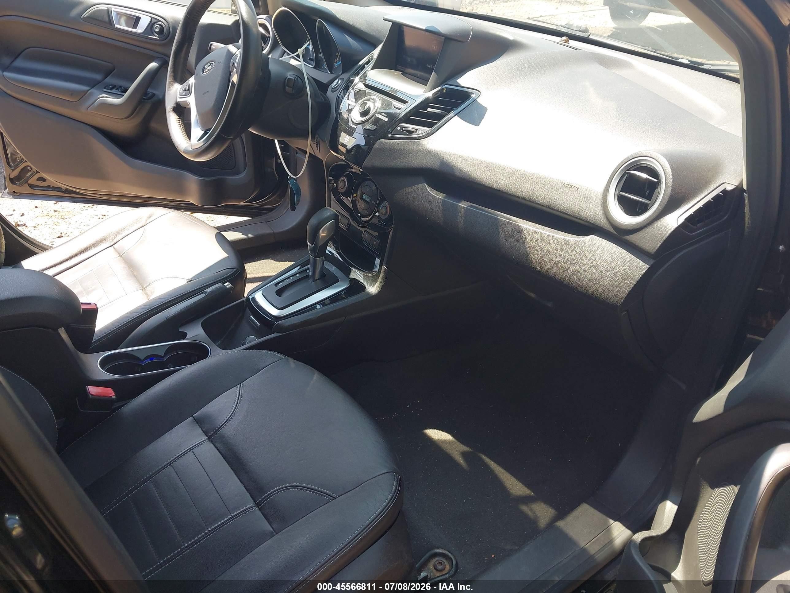 2015 Ford Fiesta Titanium Black vin: 3FADP4FJ1FM106134