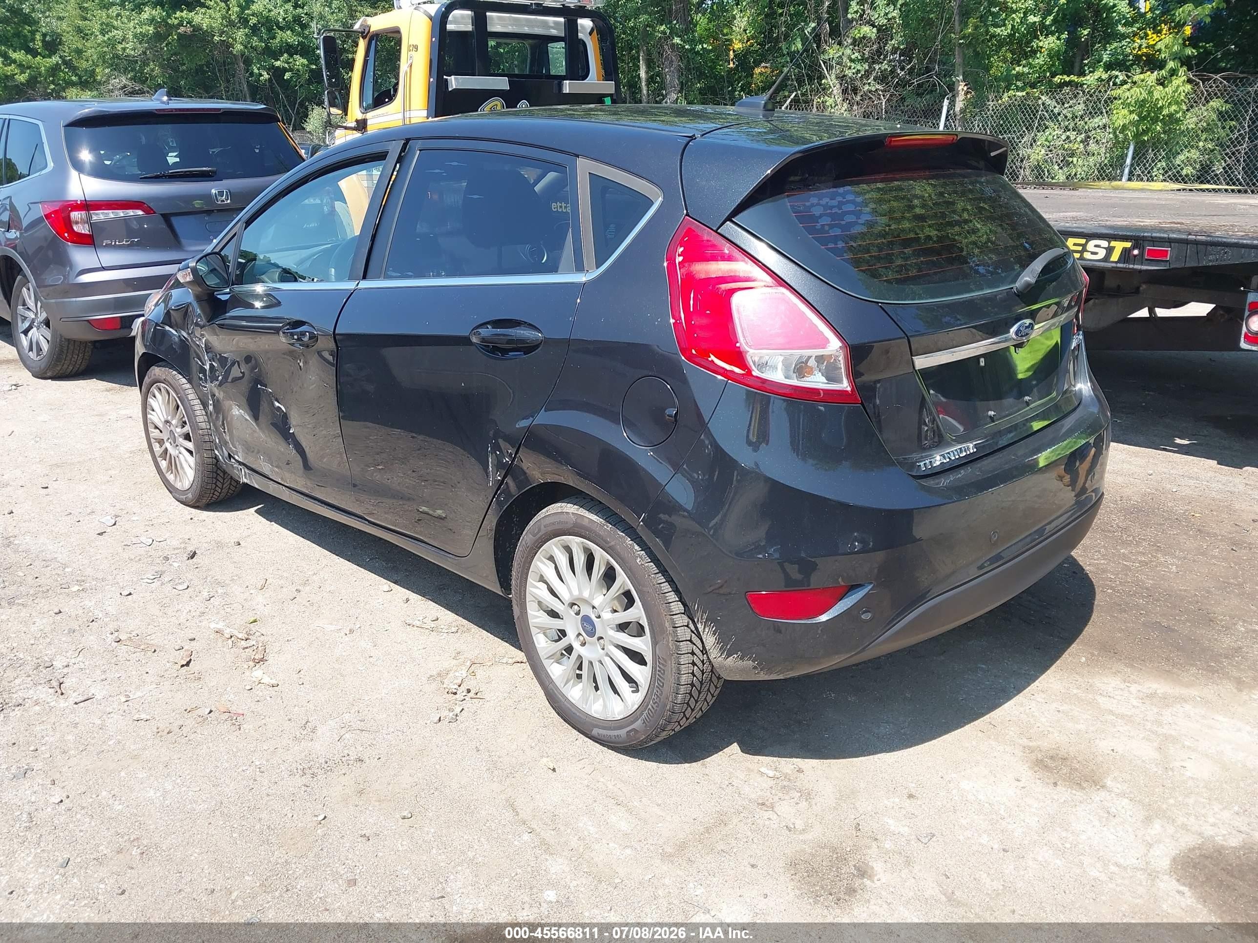 2015 Ford Fiesta Titanium Black vin: 3FADP4FJ1FM106134