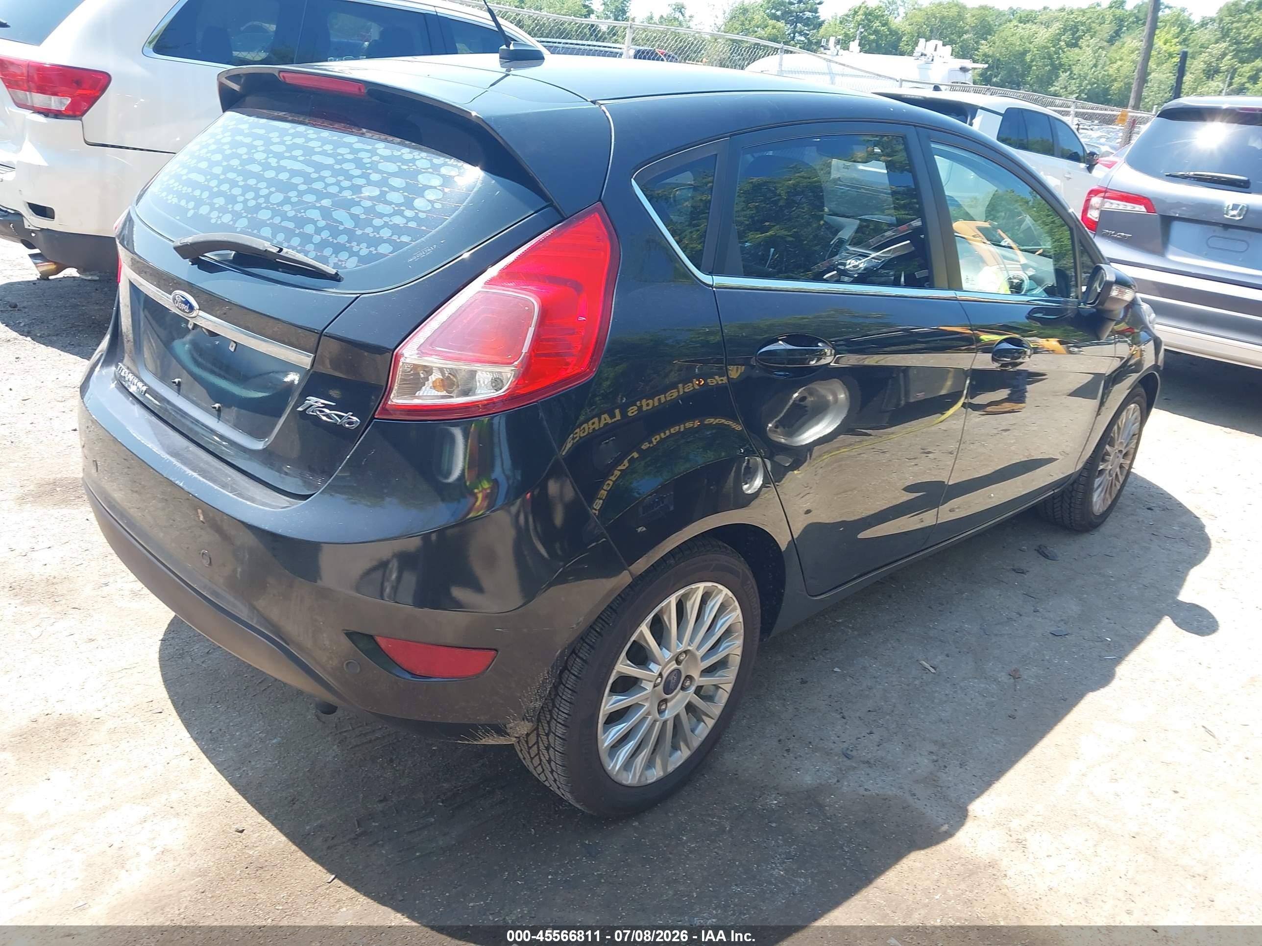 2015 Ford Fiesta Titanium Black vin: 3FADP4FJ1FM106134