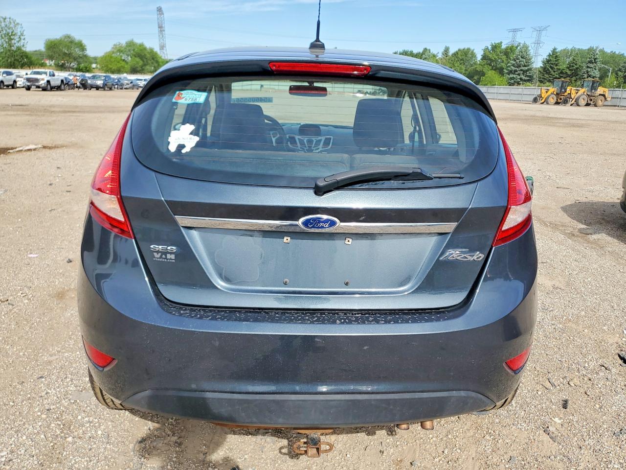2011 Ford Fiesta Ses Gray vin: 3FADP4FJ2BM212196
