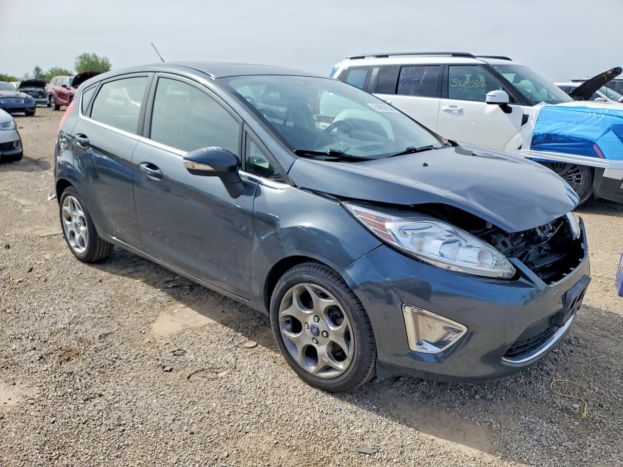 2011 Ford Fiesta Ses Gray vin: 3FADP4FJ2BM212196