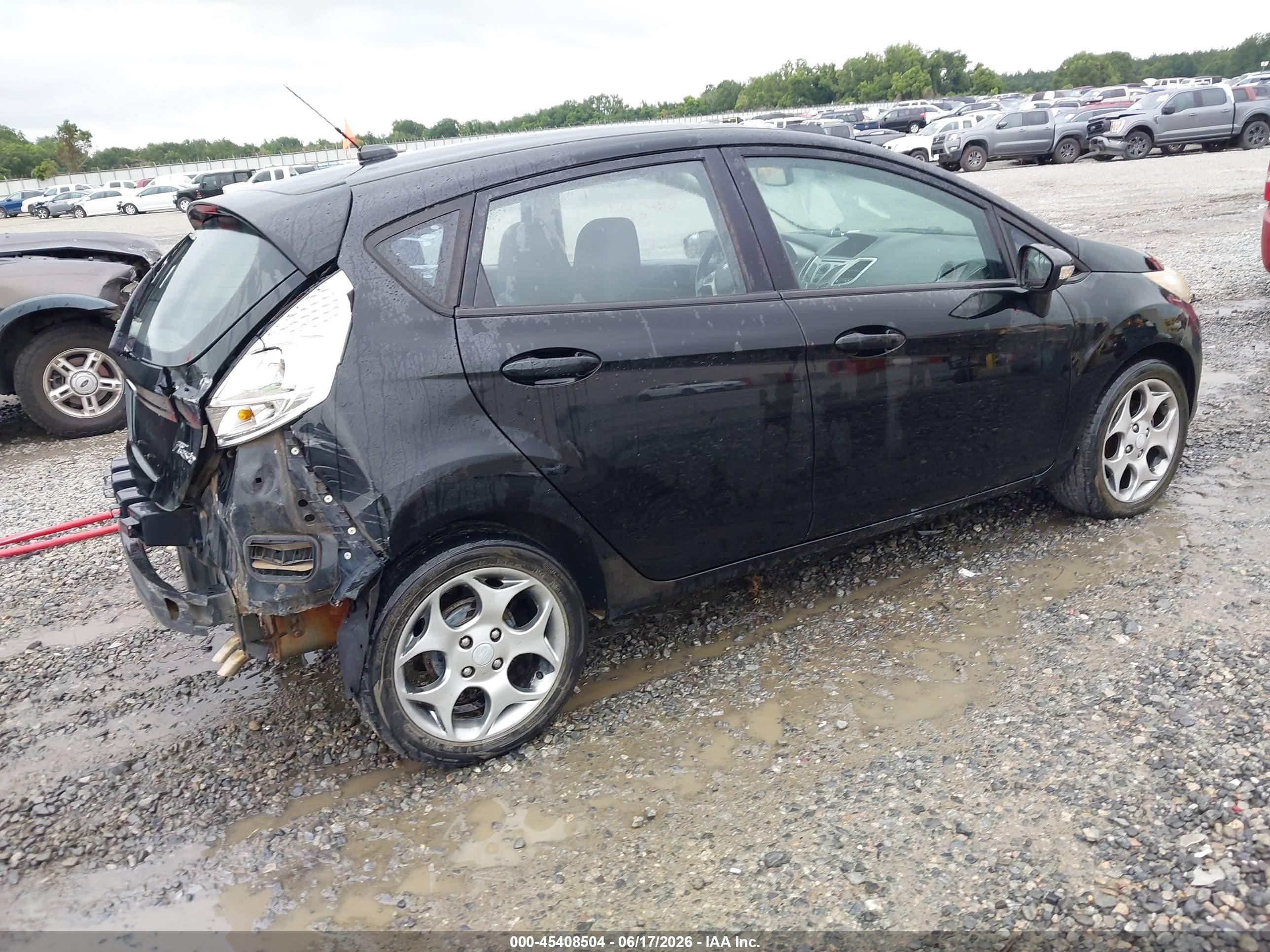 2012 Ford Fiesta Ses Black vin: 3FADP4FJ2CM137209