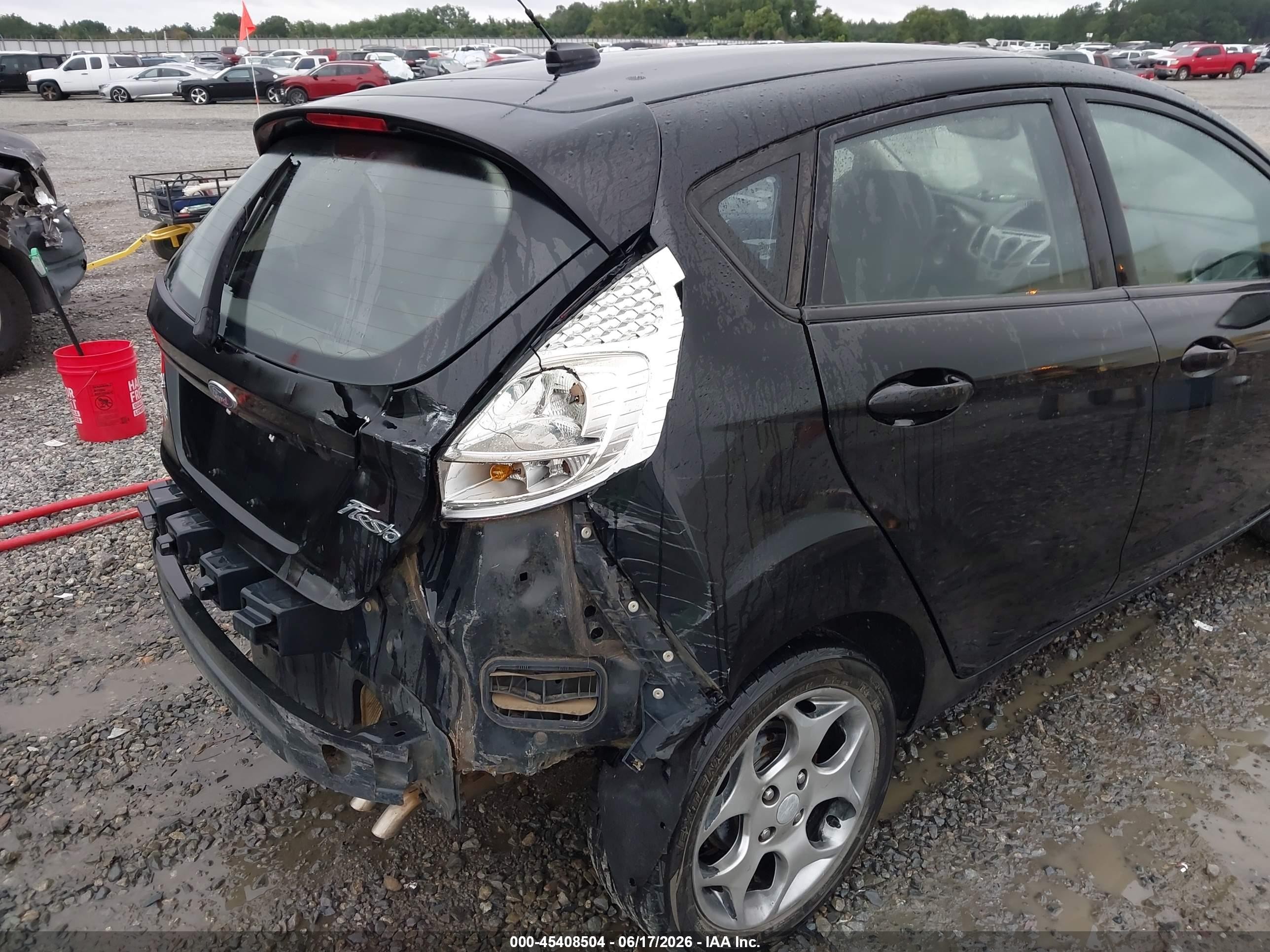 2012 Ford Fiesta Ses Black vin: 3FADP4FJ2CM137209