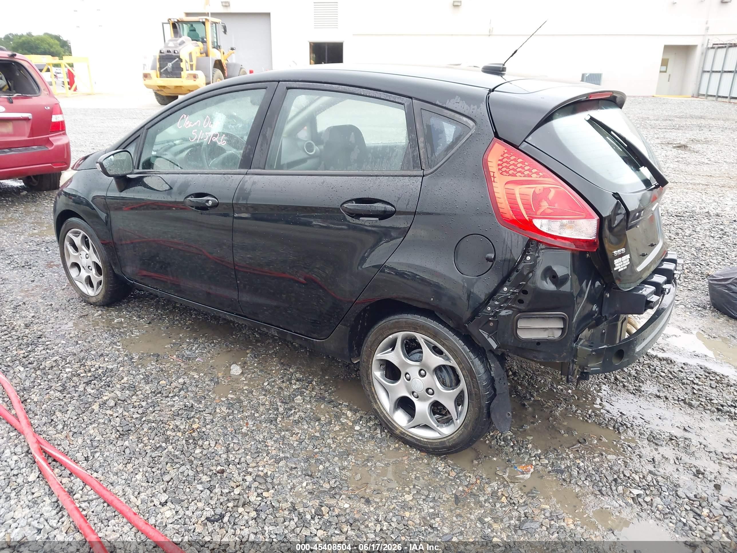 2012 Ford Fiesta Ses Black vin: 3FADP4FJ2CM137209