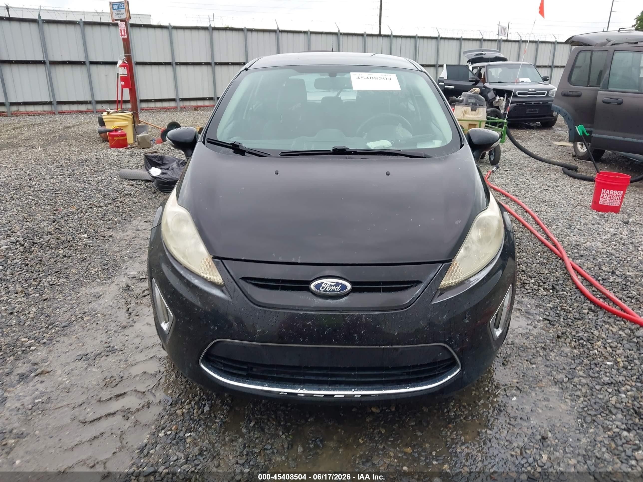 2012 Ford Fiesta Ses Black vin: 3FADP4FJ2CM137209