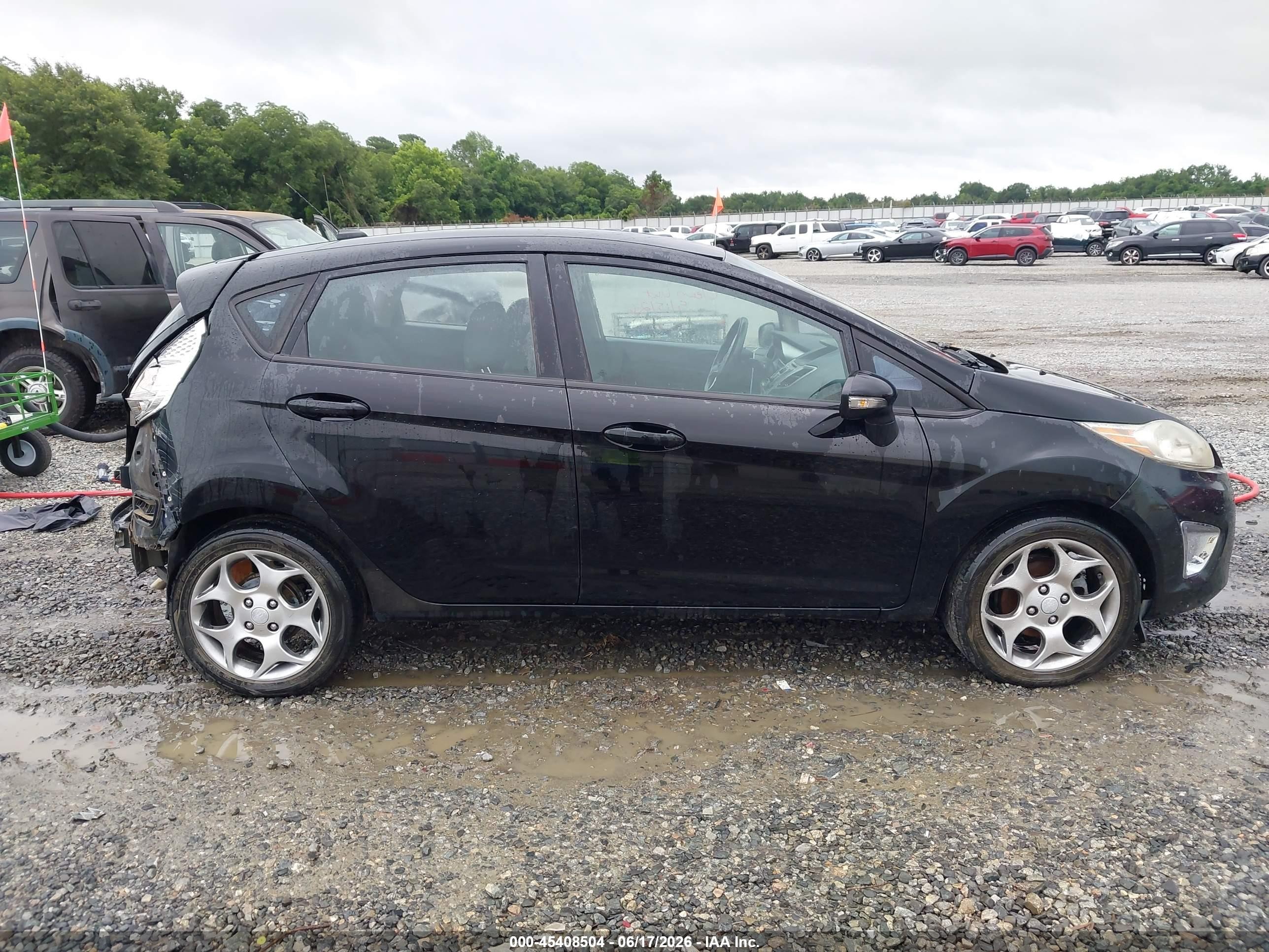 2012 Ford Fiesta Ses Black vin: 3FADP4FJ2CM137209