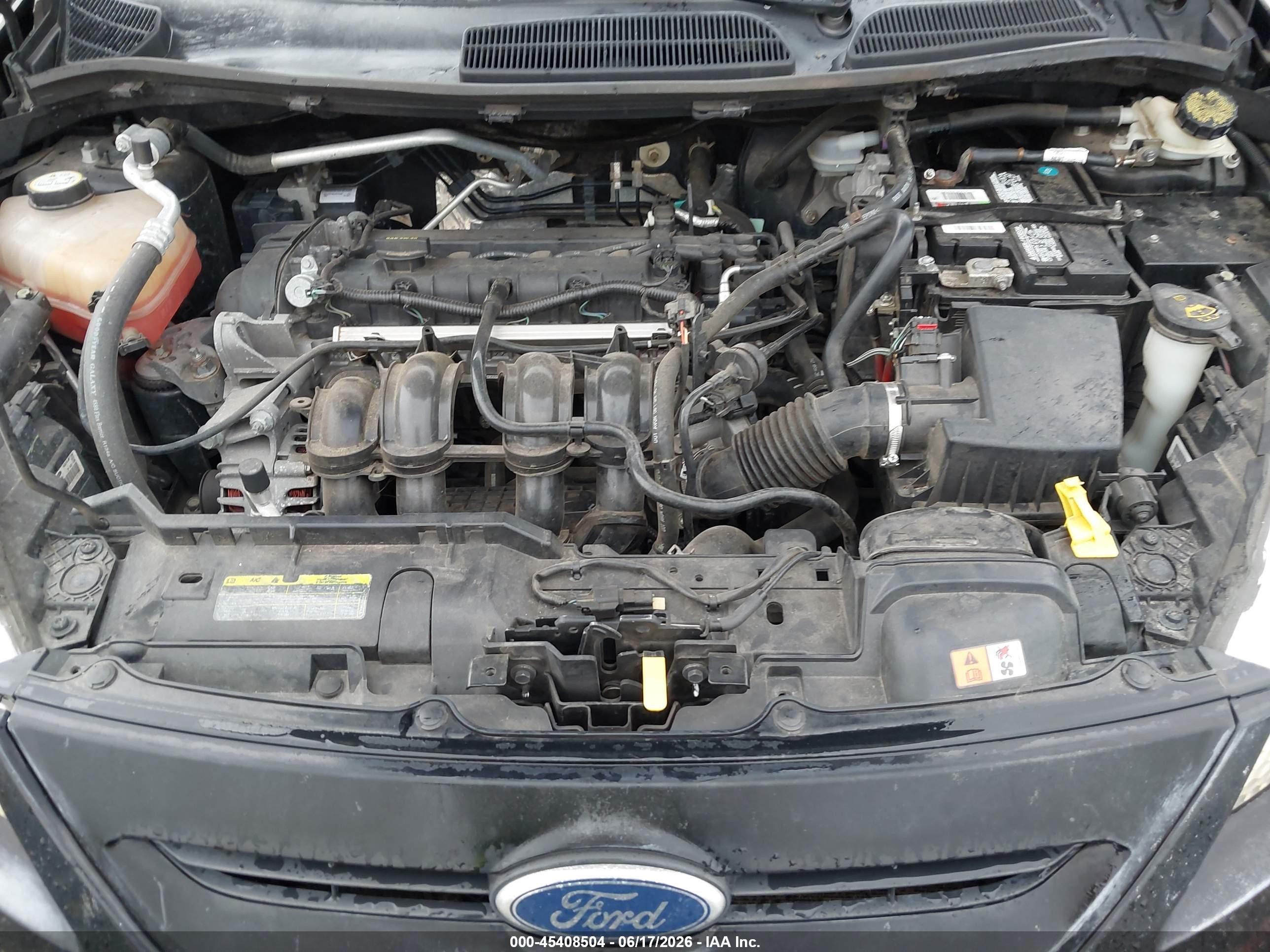 2012 Ford Fiesta Ses Black vin: 3FADP4FJ2CM137209