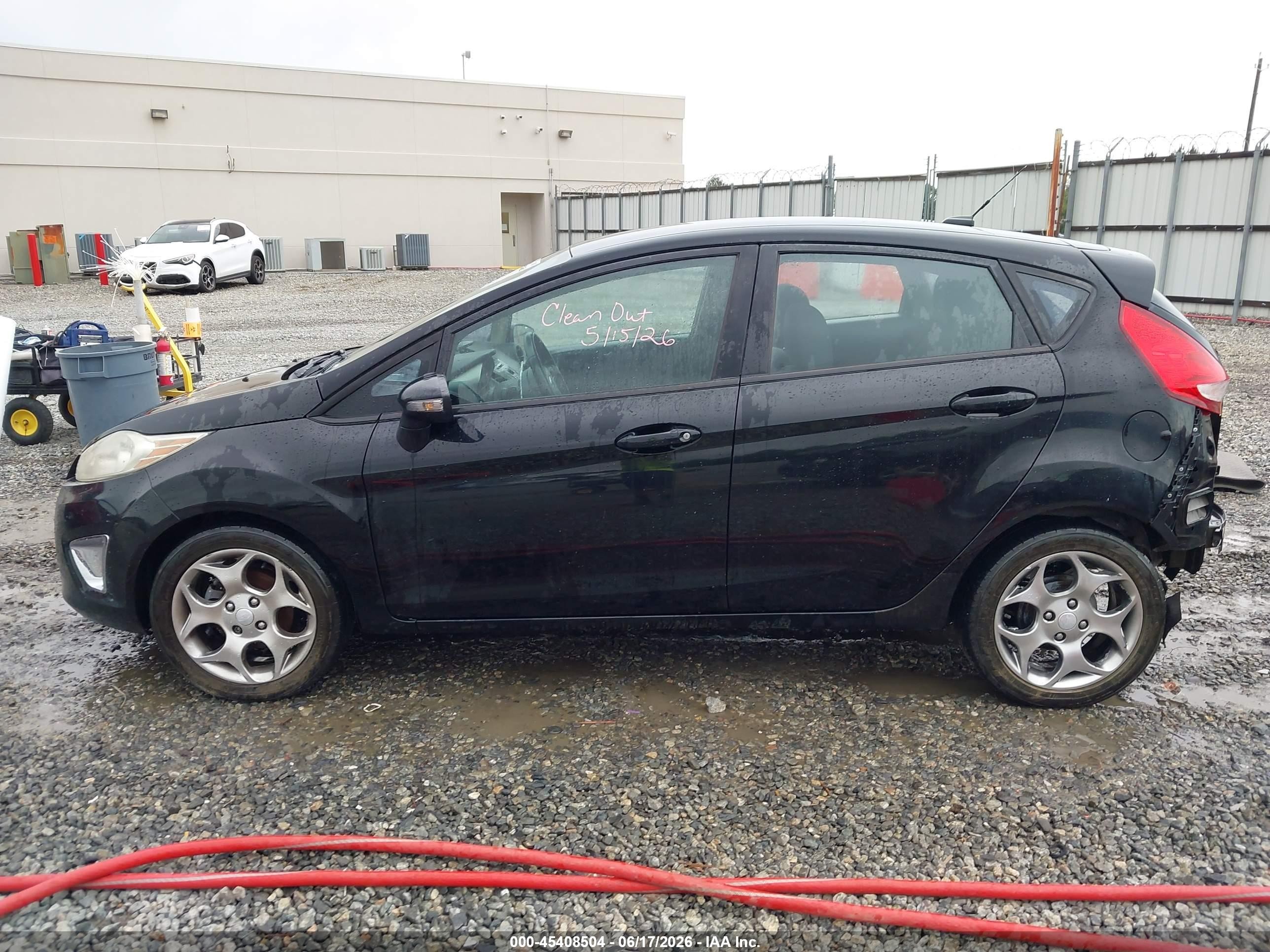2012 Ford Fiesta Ses Black vin: 3FADP4FJ2CM137209