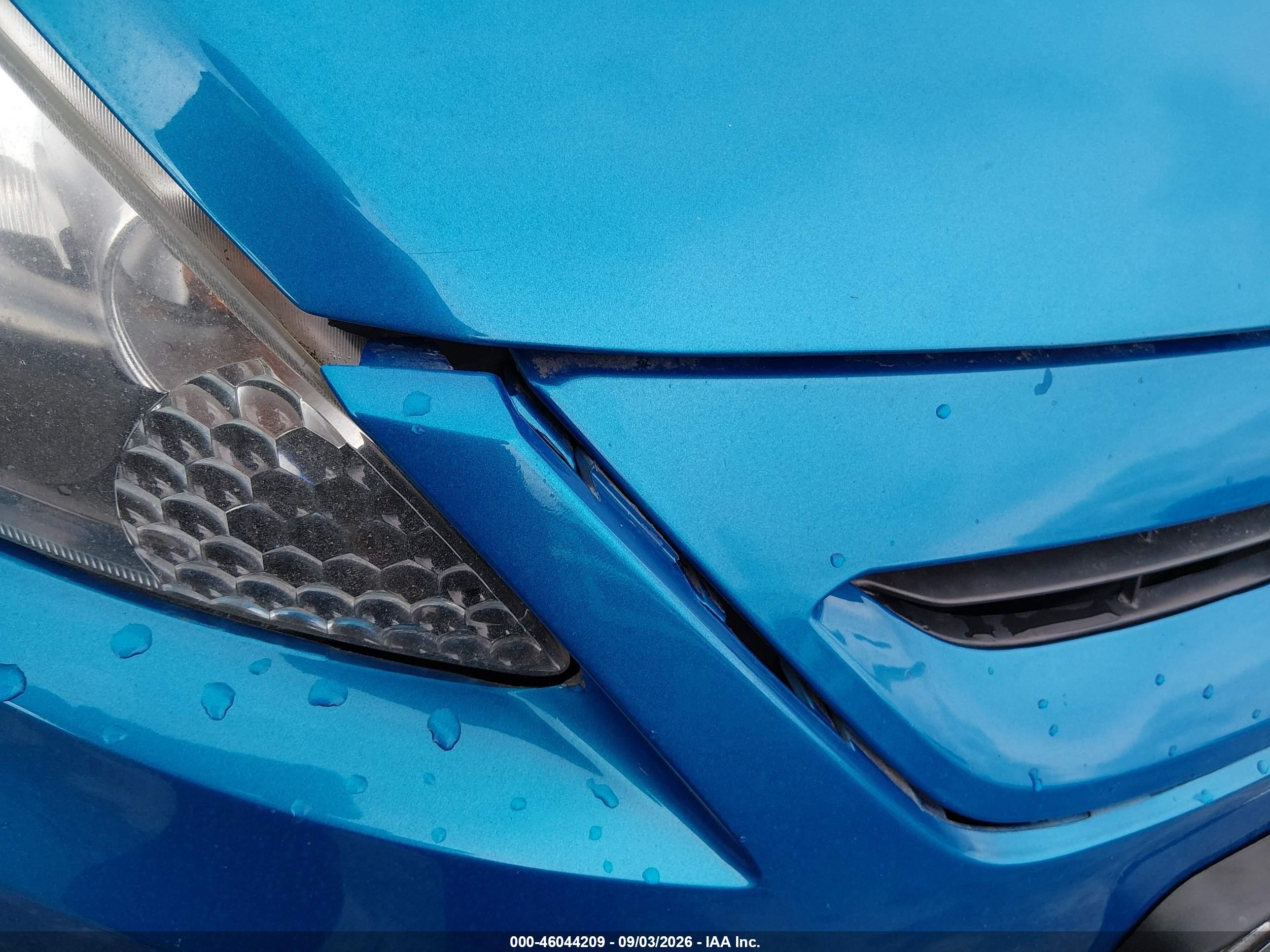 2013 Ford Fiesta Titanium Синий vin: 3FADP4FJ2DM205767