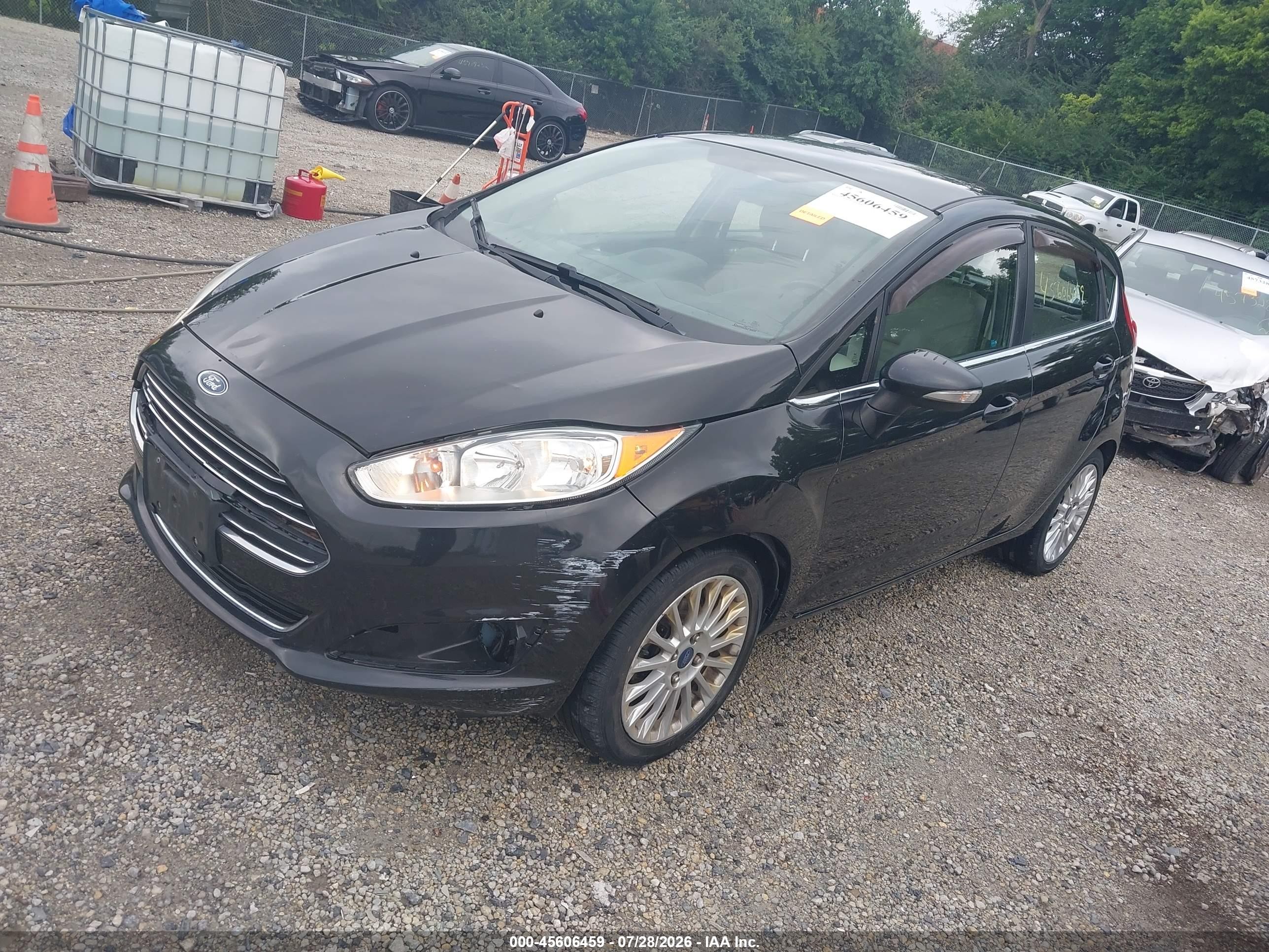2014 Ford Fiesta Titanium Black vin: 3FADP4FJ2EM151095