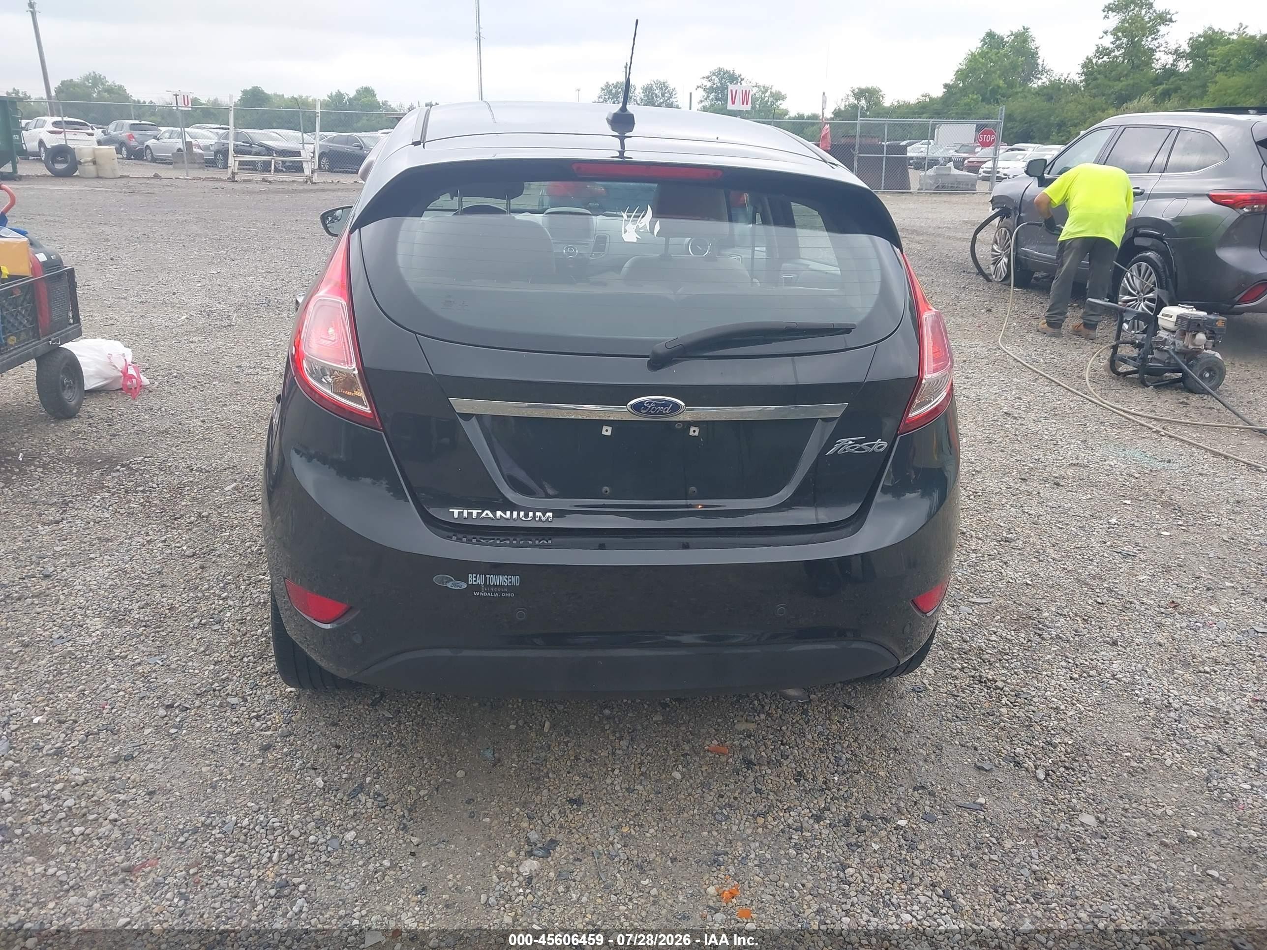 2014 Ford Fiesta Titanium Black vin: 3FADP4FJ2EM151095