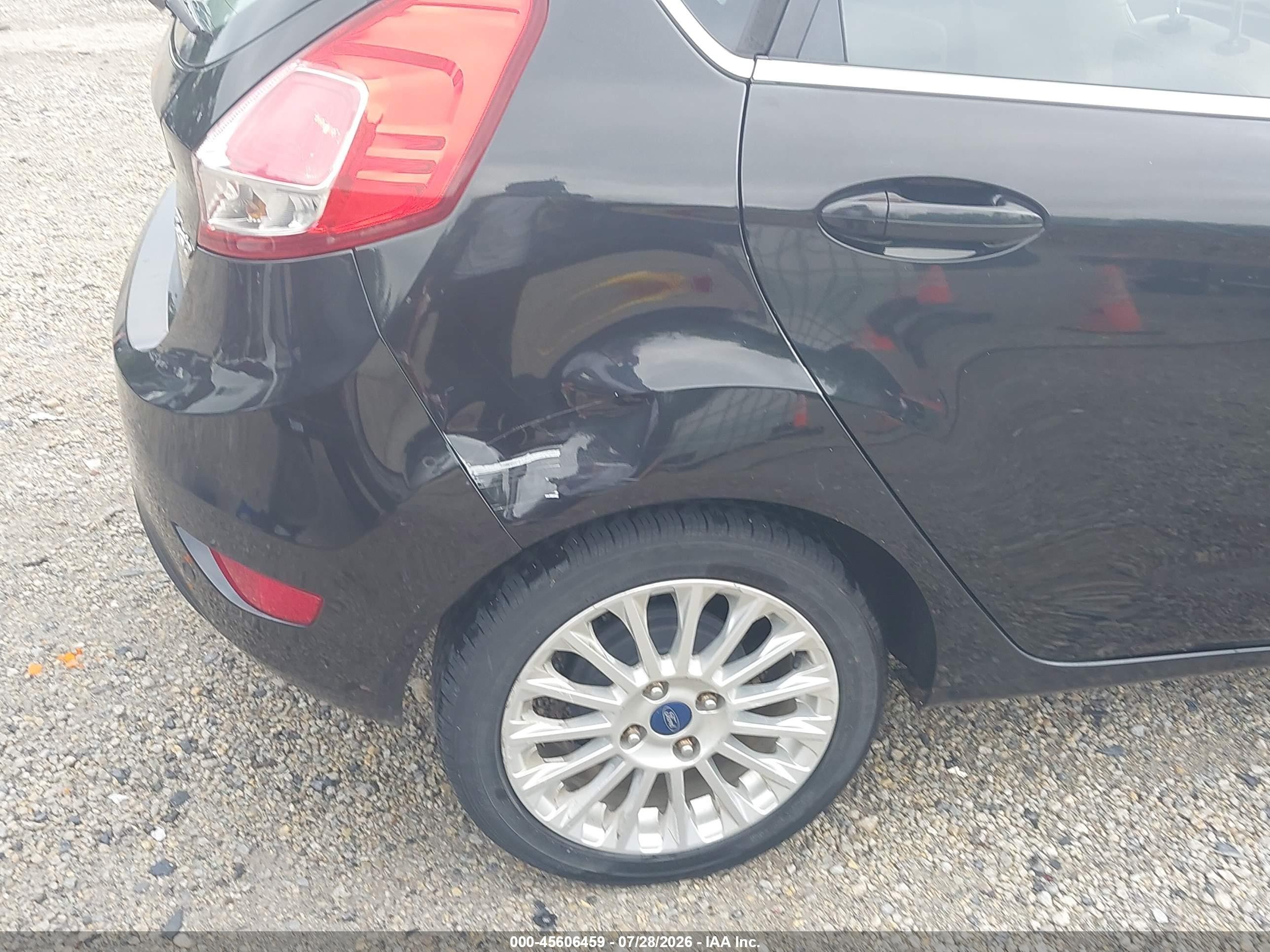 2014 Ford Fiesta Titanium Black vin: 3FADP4FJ2EM151095