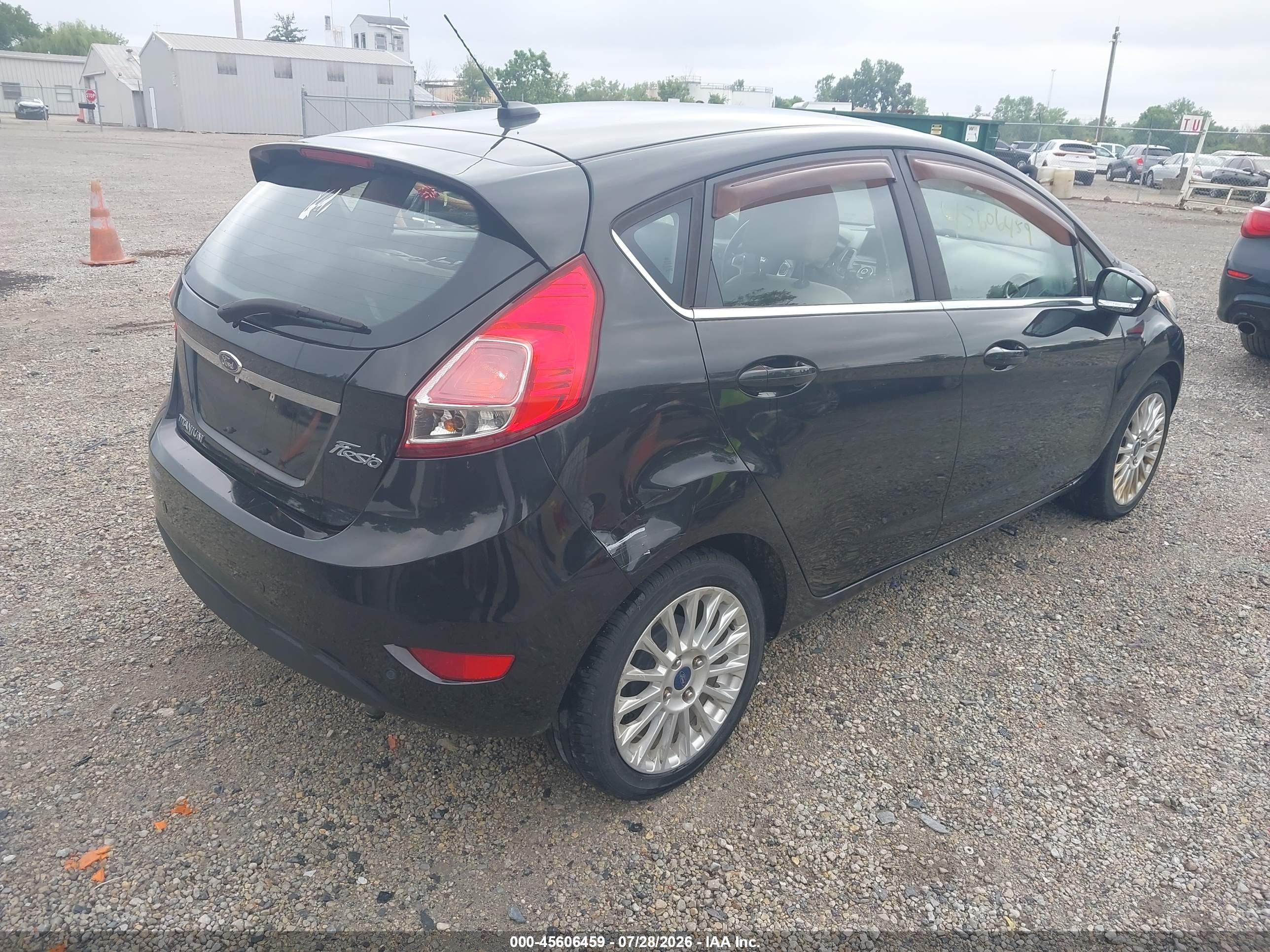 2014 Ford Fiesta Titanium Black vin: 3FADP4FJ2EM151095