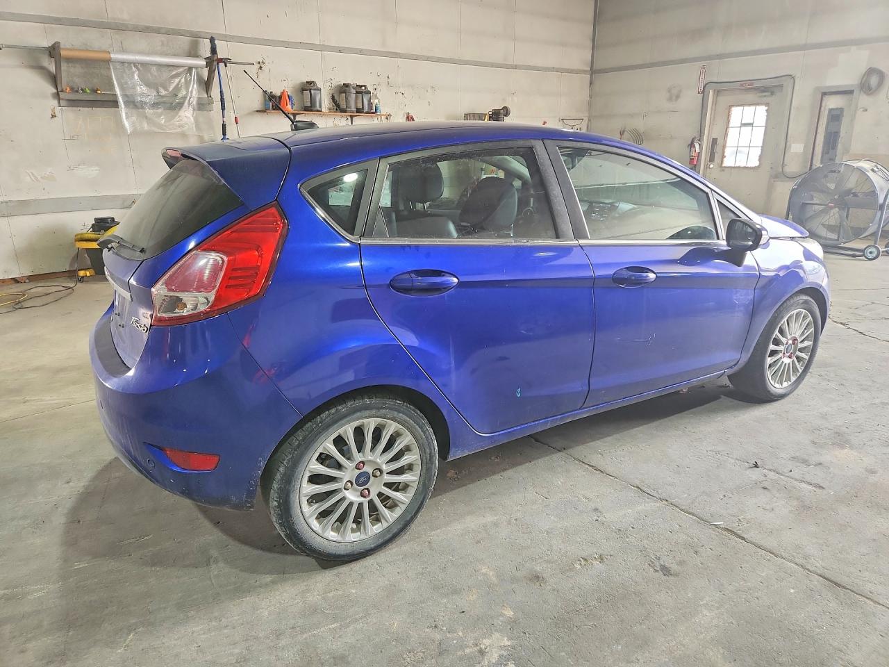 2014 Ford Fiesta Titanium Blue vin: 3FADP4FJ2EM169211