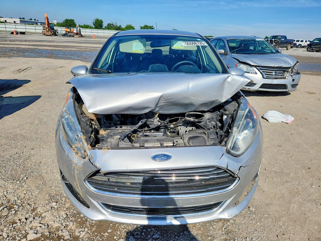 2015 Ford Fiesta Titanium Silver vin: 3FADP4FJ2FM120673